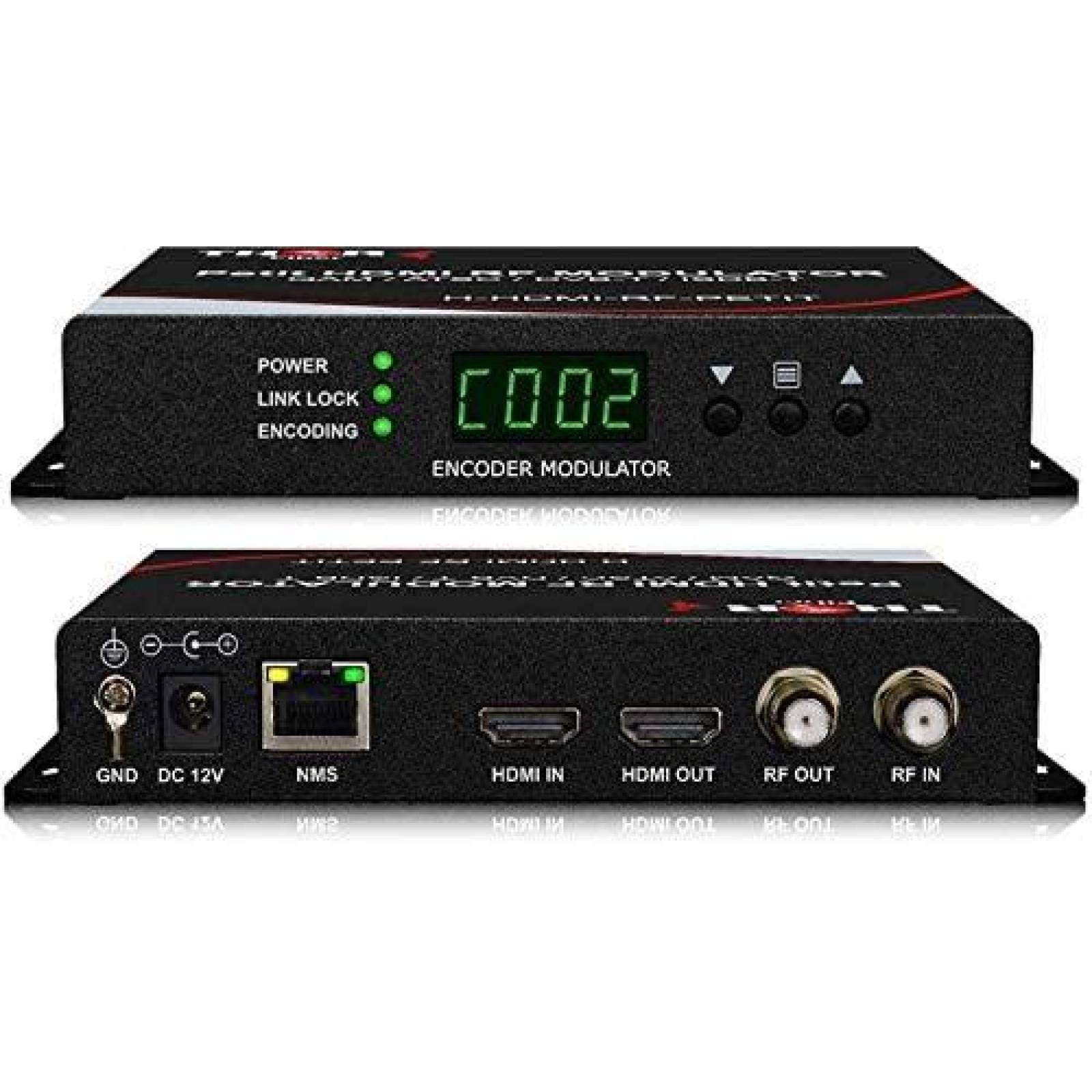 Modulador Thor Broadcast de RF HDMI a Coaxial 1080p