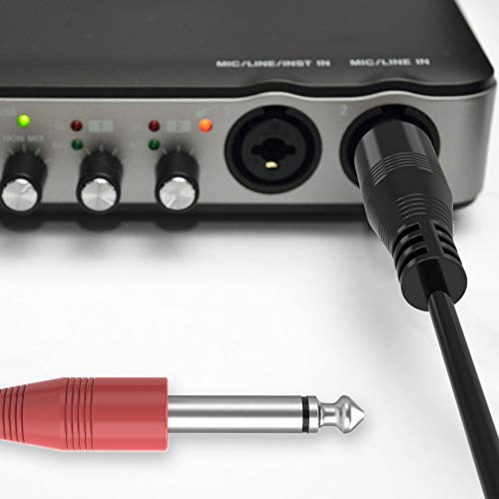 Cable Auxiliar RFAdapter de Jack 3.5mm 3 Pies -Negro