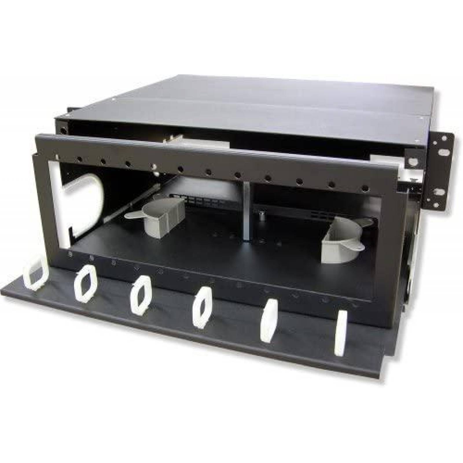 Electronic Panel Rack Panel Electronics Rackmount Enclosure 12 paneles 288Fibas
