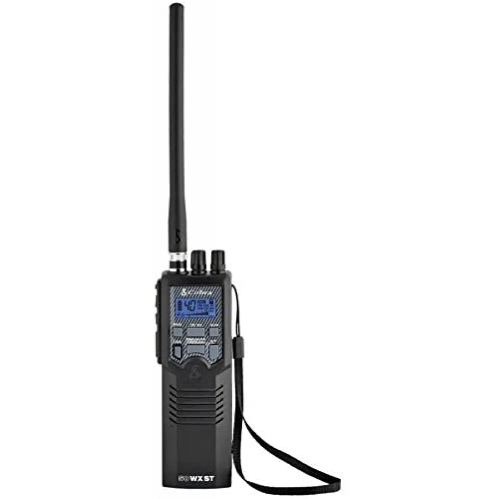Radio Cobra HH50WXST CB 4V de 2 Vias con 40 Canales -Negro