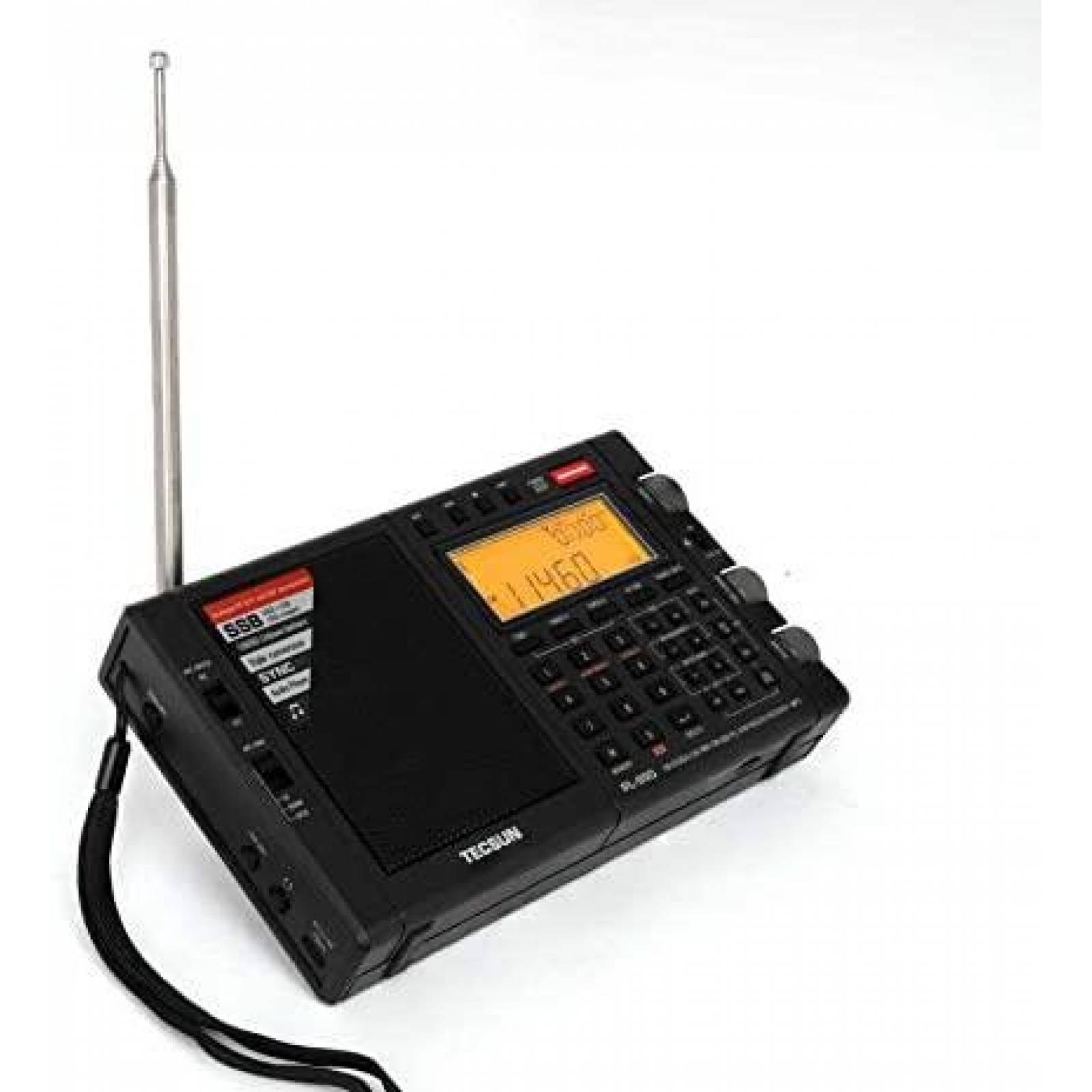 Radio de Onda Corta Tecsun PL990 MicroSD, 3.5mm Audio -Negro