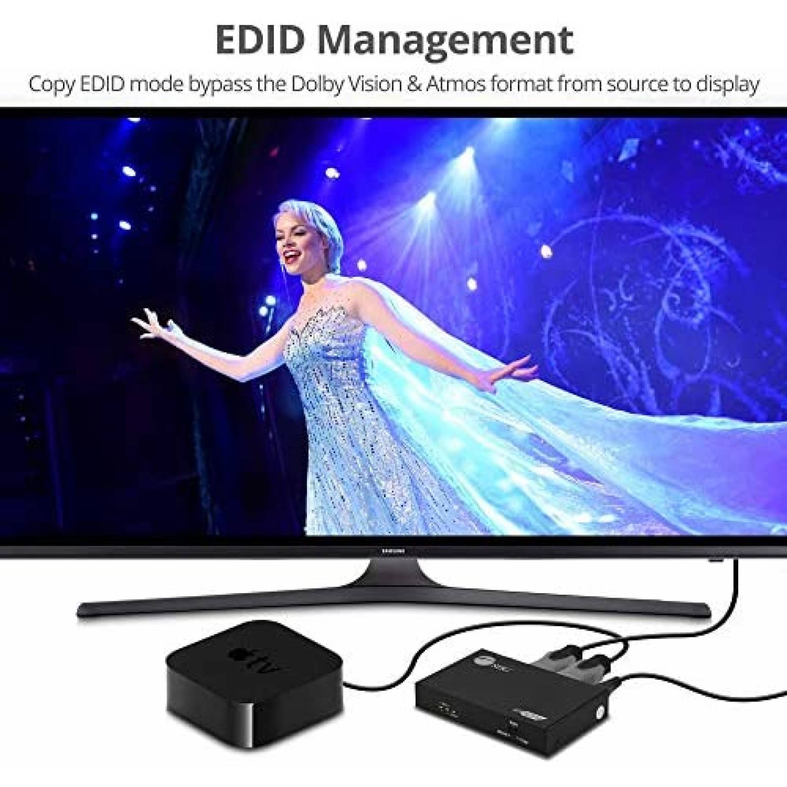 Reduccion de escala de video inteligente SIIG 1x2 HDMI 2.0