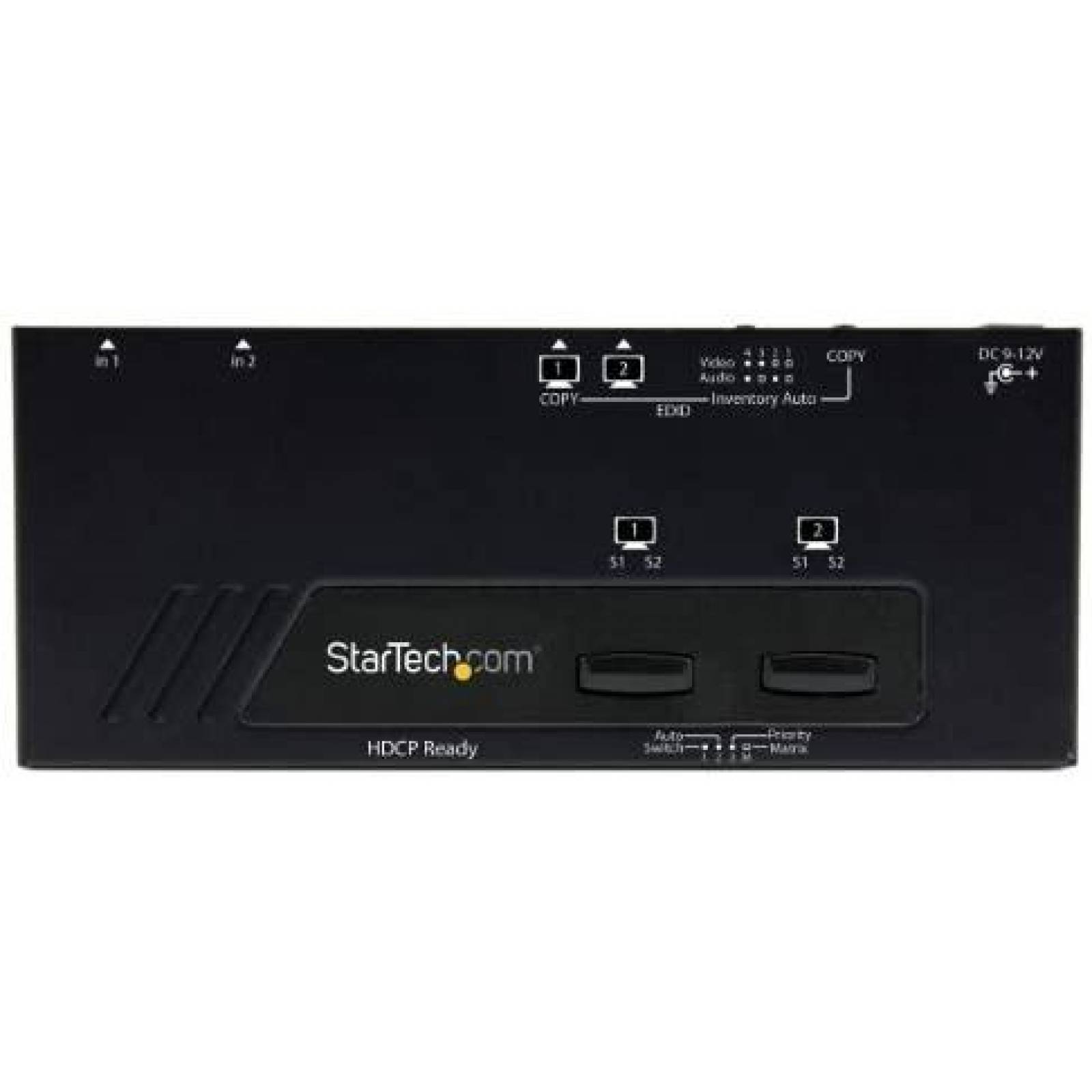 Switcher StarTech 1080p HDMI Versatil Multifuncional -Negro