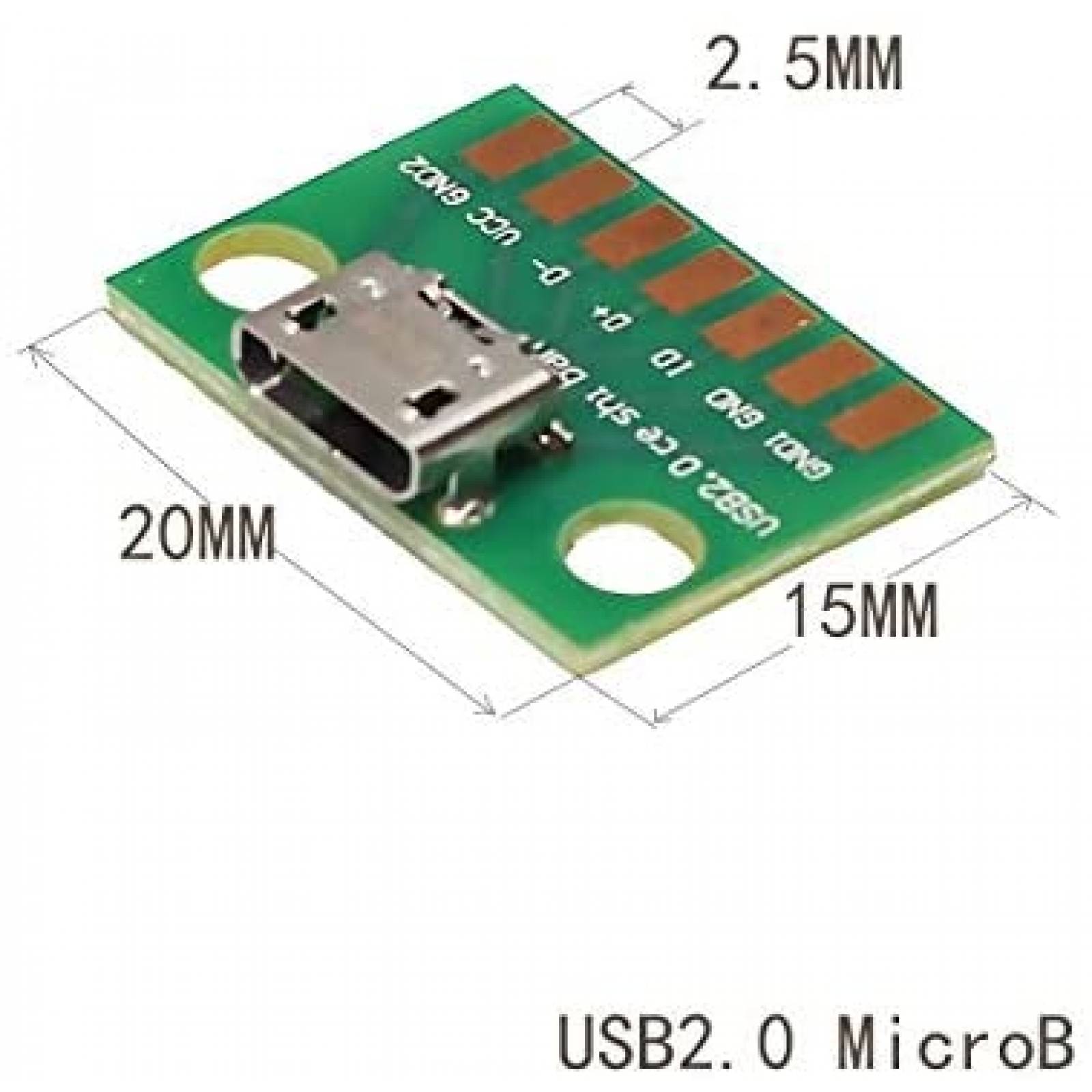 WLGQ USB 2.0 Micro B Test Board with Female Adapter for Electrical Laboratory Testing WLGQ USB 2.0 Micro B Test Board with Female Adapter for Electrical Laboratory Testing