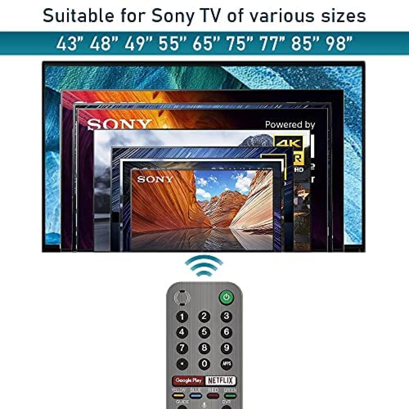Control Remoto CtrlTV con Microfono para Sony Smart TV