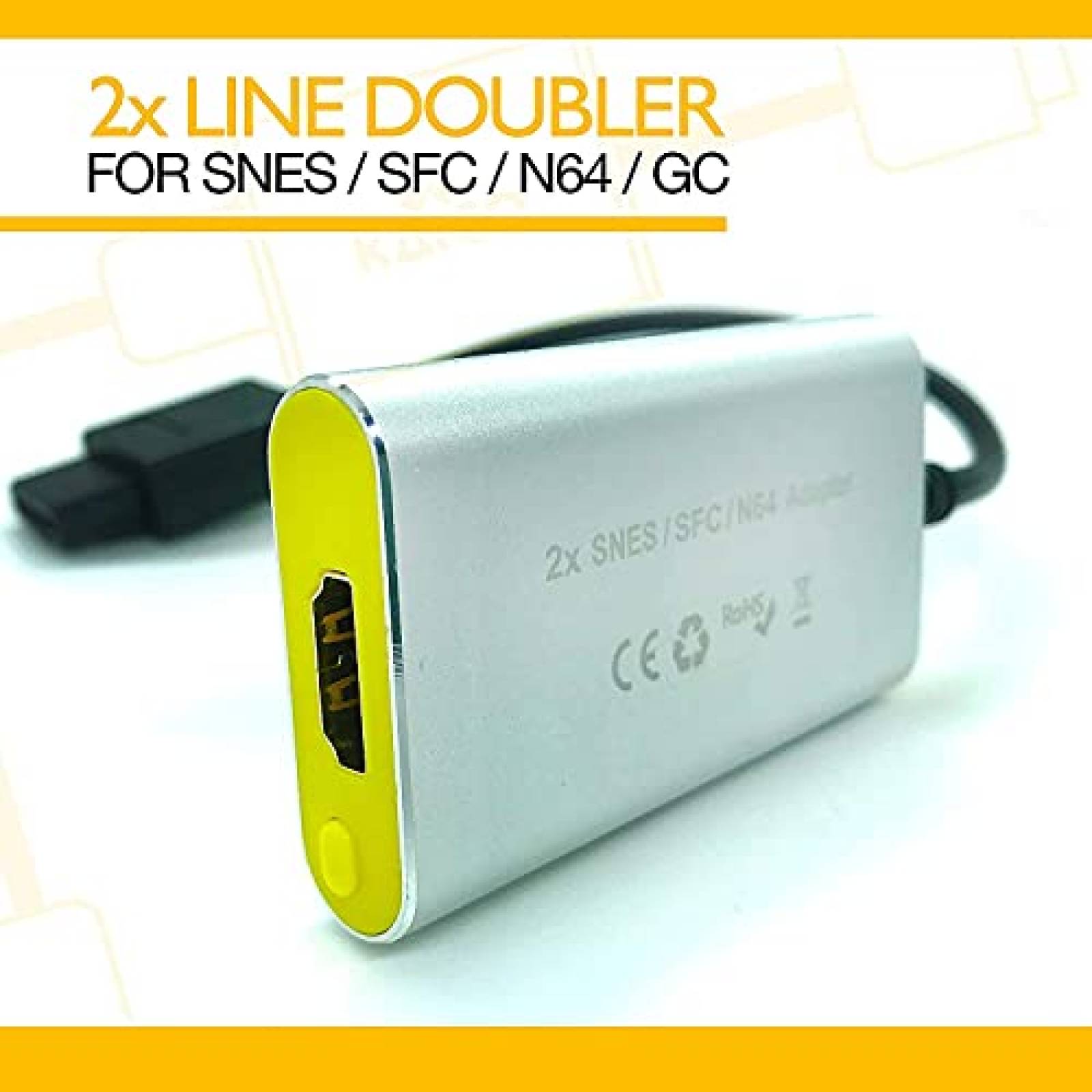 Adaptador HDMI Kaico para Nintendo N64/Gamecube 2X -Blanco