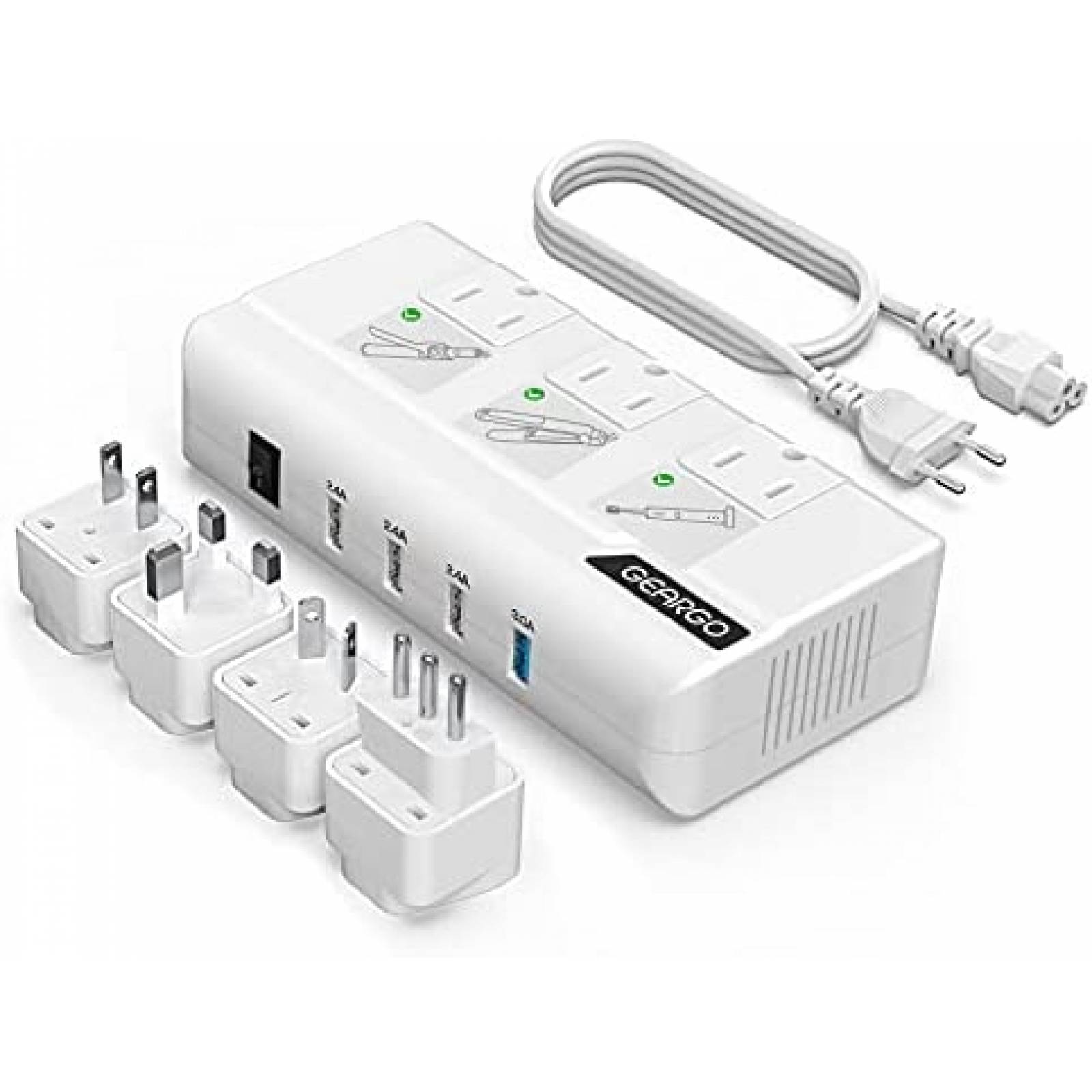 Convertidor de Voltaje GEARGO 230W Reductor 220V a 110V