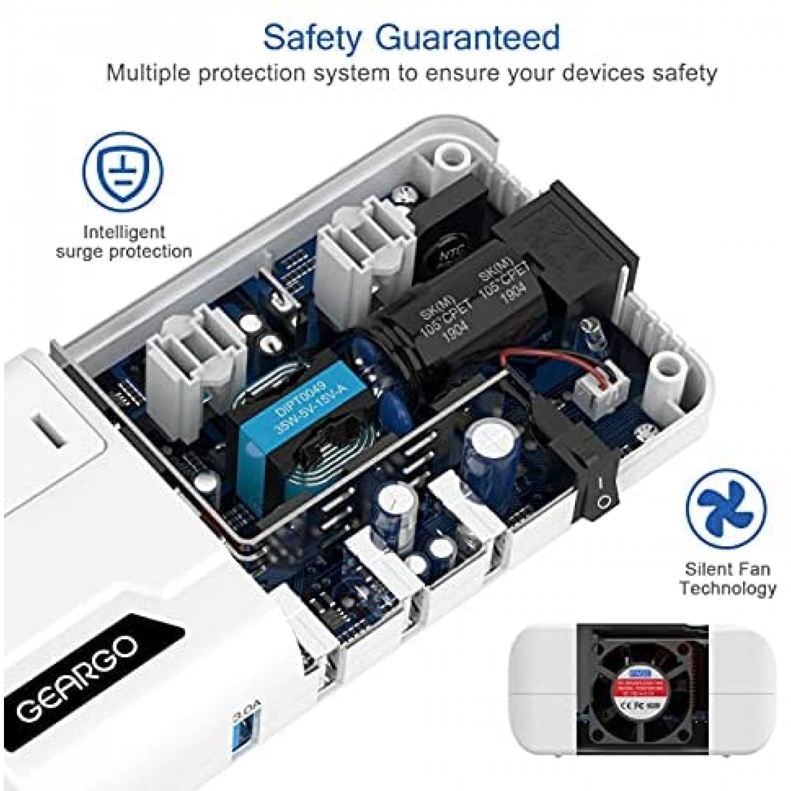 Convertidor de Voltaje GEARGO 230W Reductor 220V a 110V