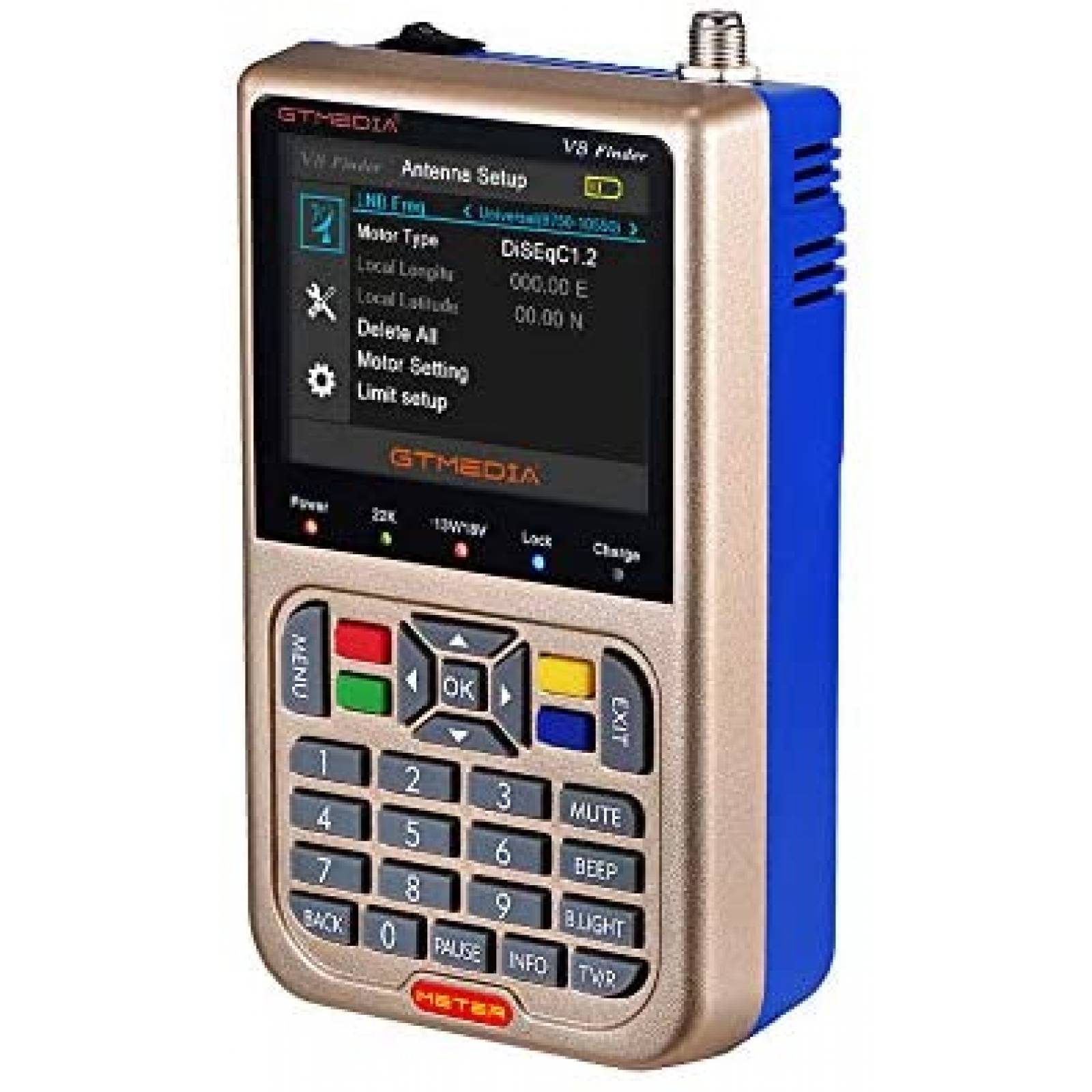 Detector Satelite GT Media V8 H.264 HD 1080p FTA 3.5'' LCD