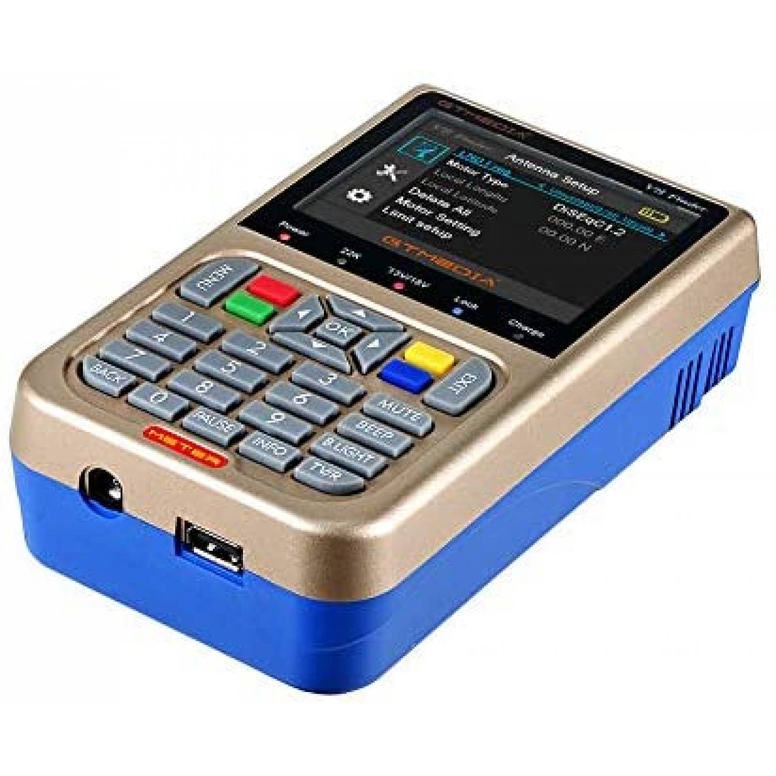 Detector Satelite GT Media V8 H.264 HD 1080p FTA 3.5'' LCD