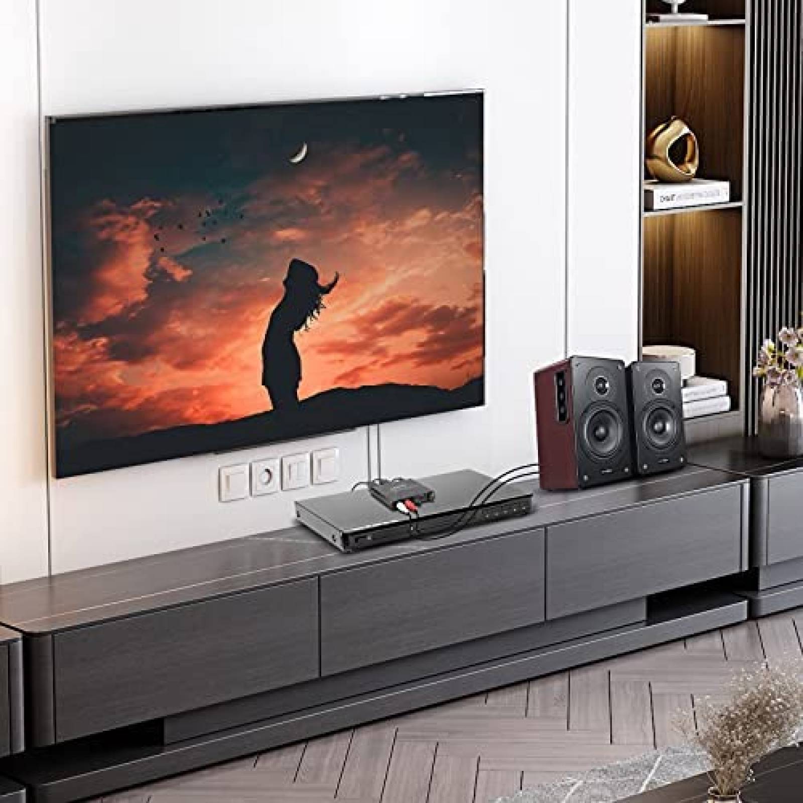 Extractor de audio HDMI splitter RGBTEK 4K 60HZ -Negro