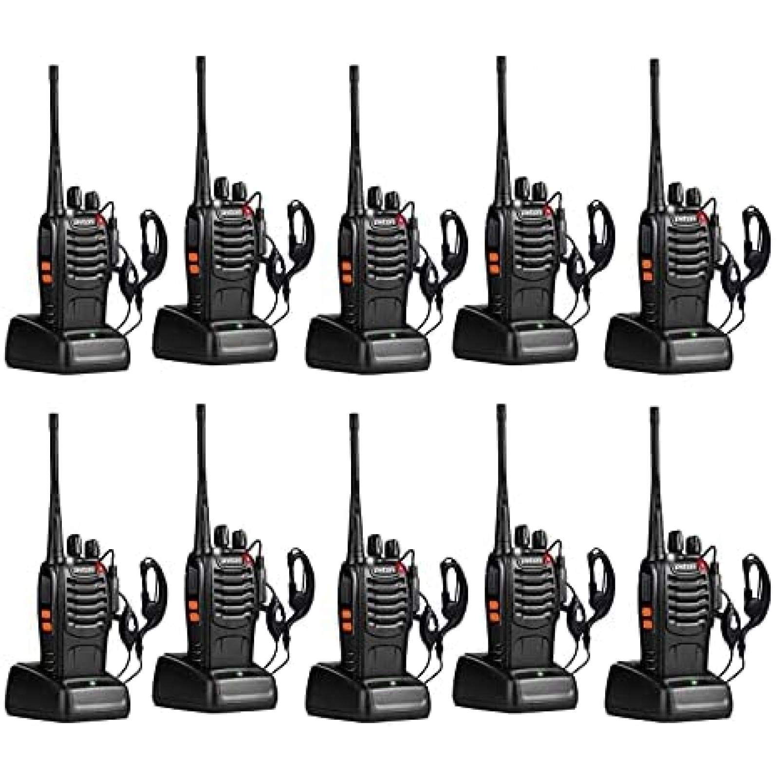Radios pxton PX-888S Recargables 16 Canales 10 unidades