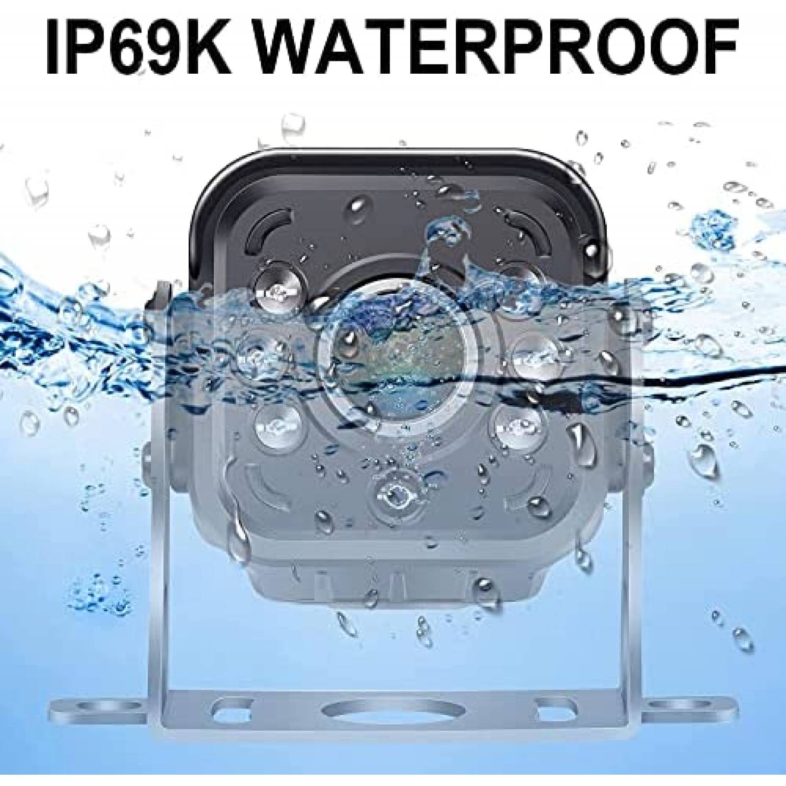 Pantalla Tactil Rohent 7'' 1080P + Camara de Reversa -Negro