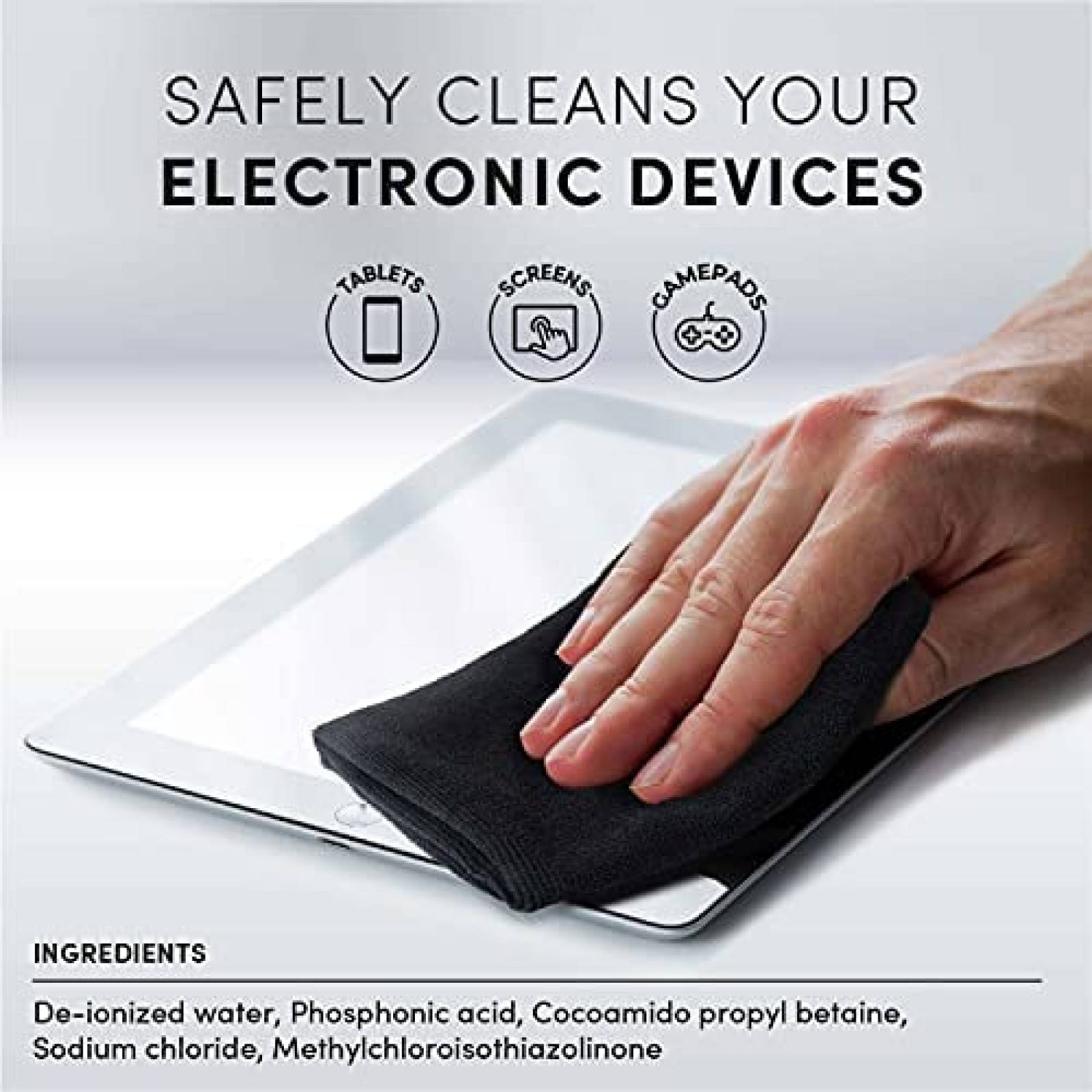 Kit de Limpieza EVEO 16 oz 4 Pzs Limpiador de Pantalla Spay