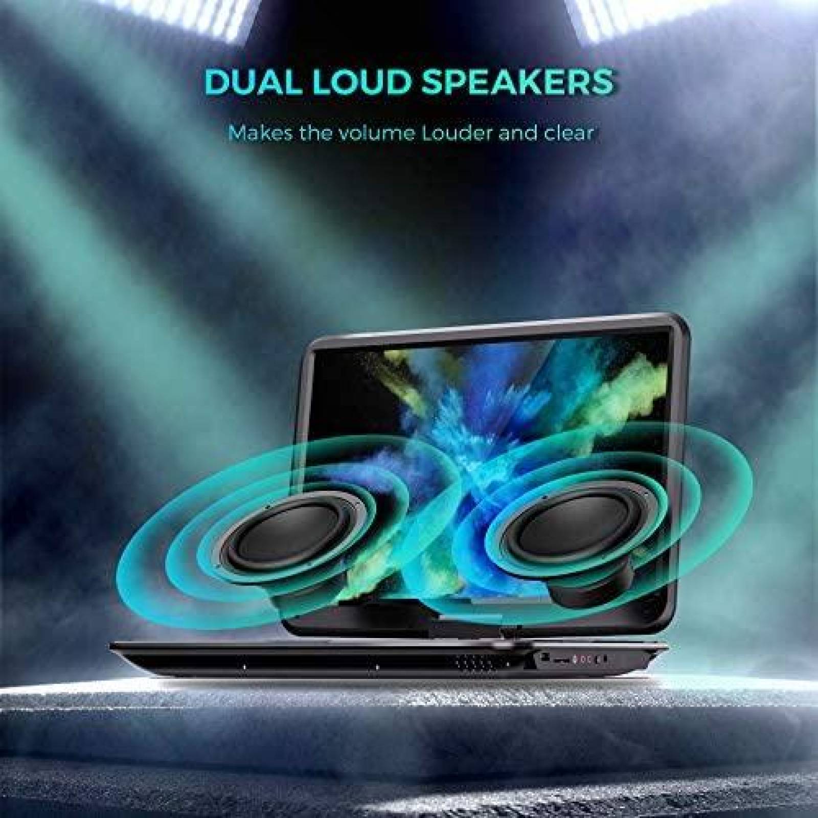 Reproductor de DVD Portatil SUNPIN con Pantalla 17.9" -Negro