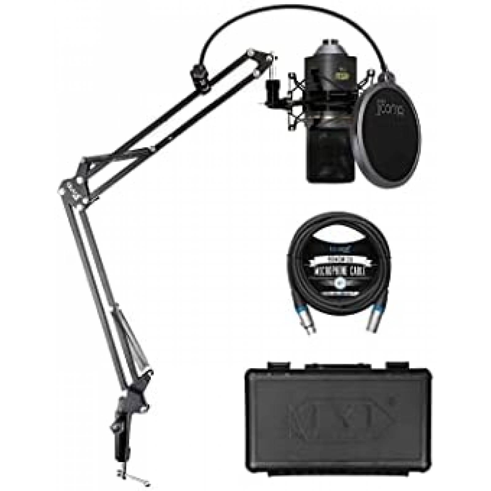 Microfono MXL 770 Cable XLR Filtro Pop Y Brazo Articulado