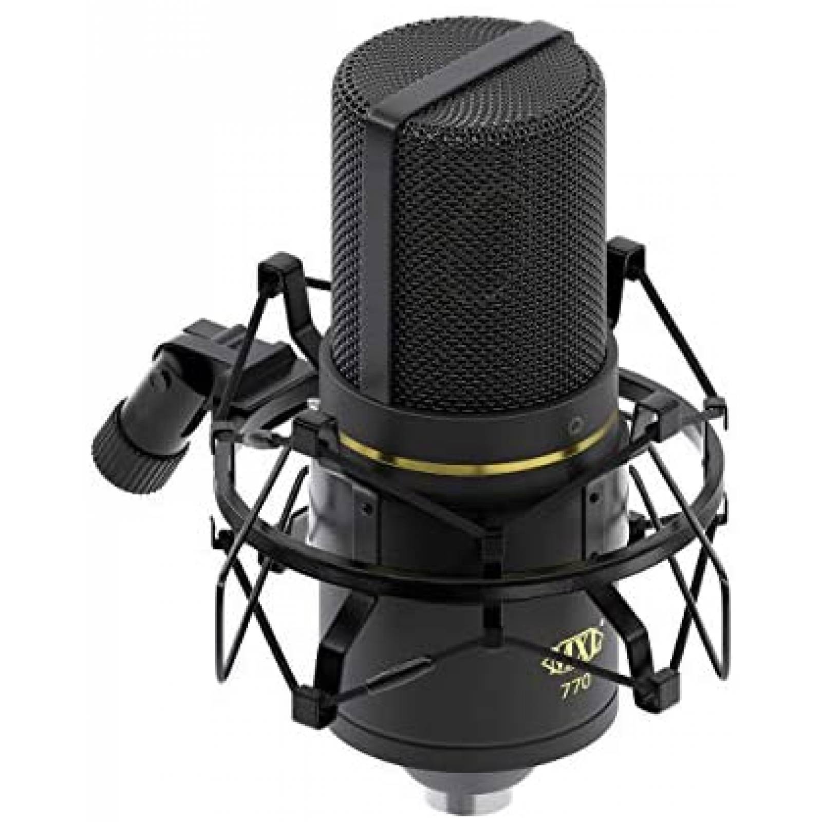 Microfono MXL 770 Cable XLR Filtro Pop Y Brazo Articulado