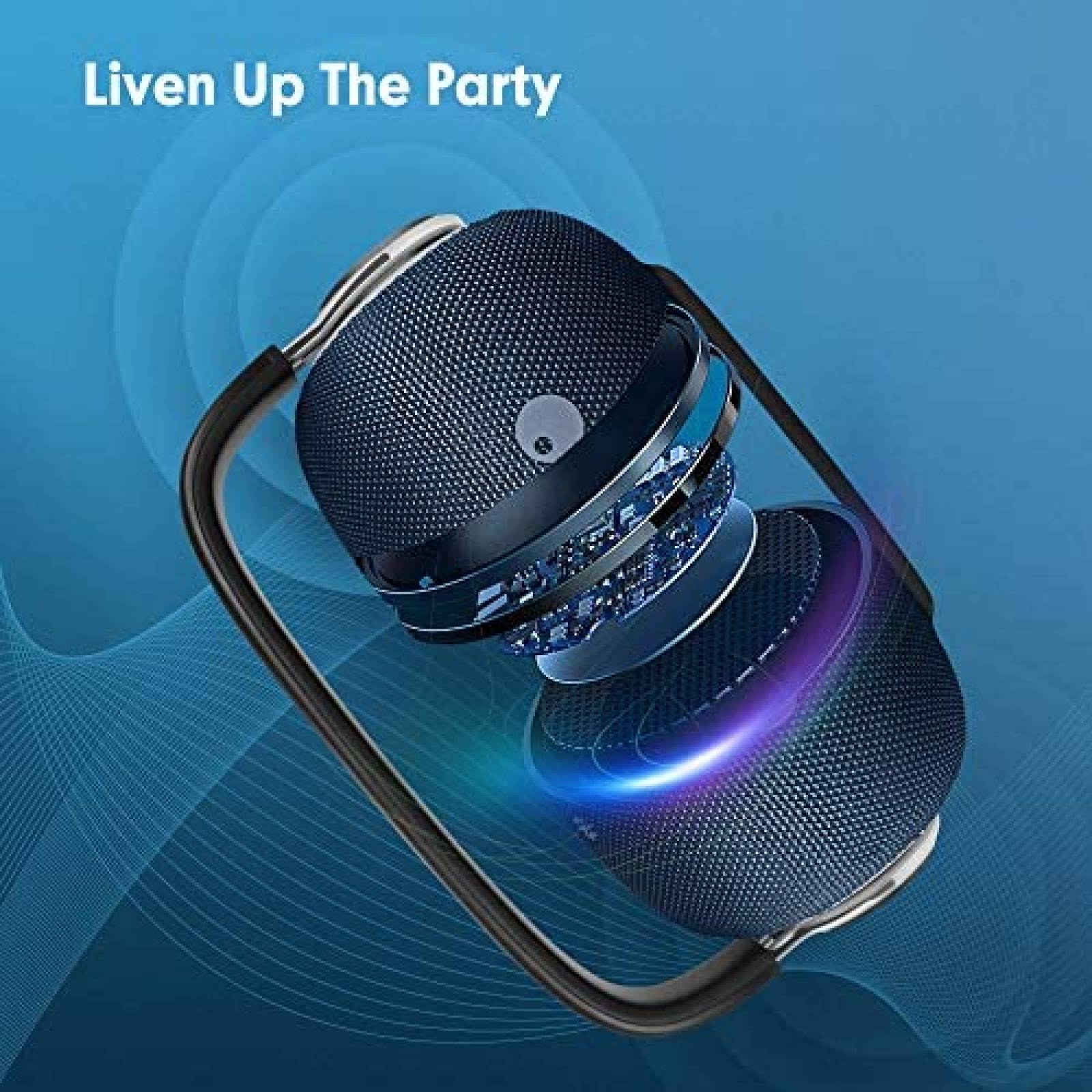 Bocina Inalambrica COMISO Bluetooth 25W de 40H -Negro