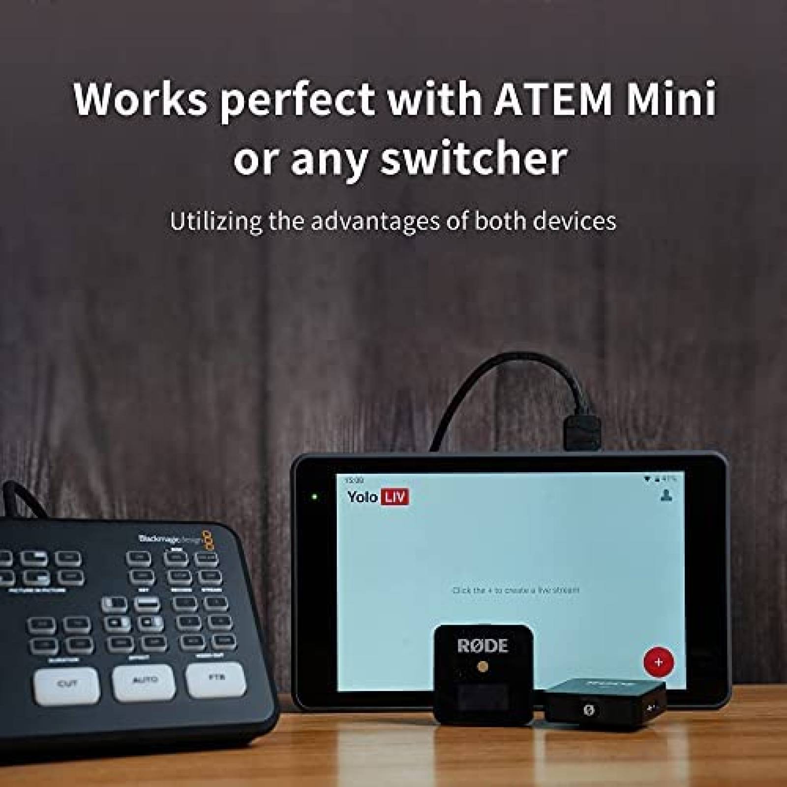 Conmutador Video YOLOLIV YoloBox Pro Multi camaras Negro