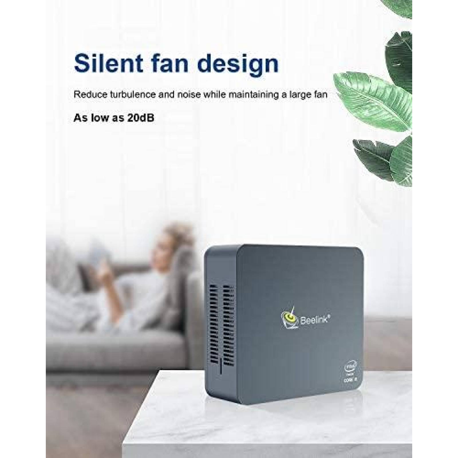 Mini PC Beelink U57 2.5'' i5-5257u 8GB RAM HDMI -Negro