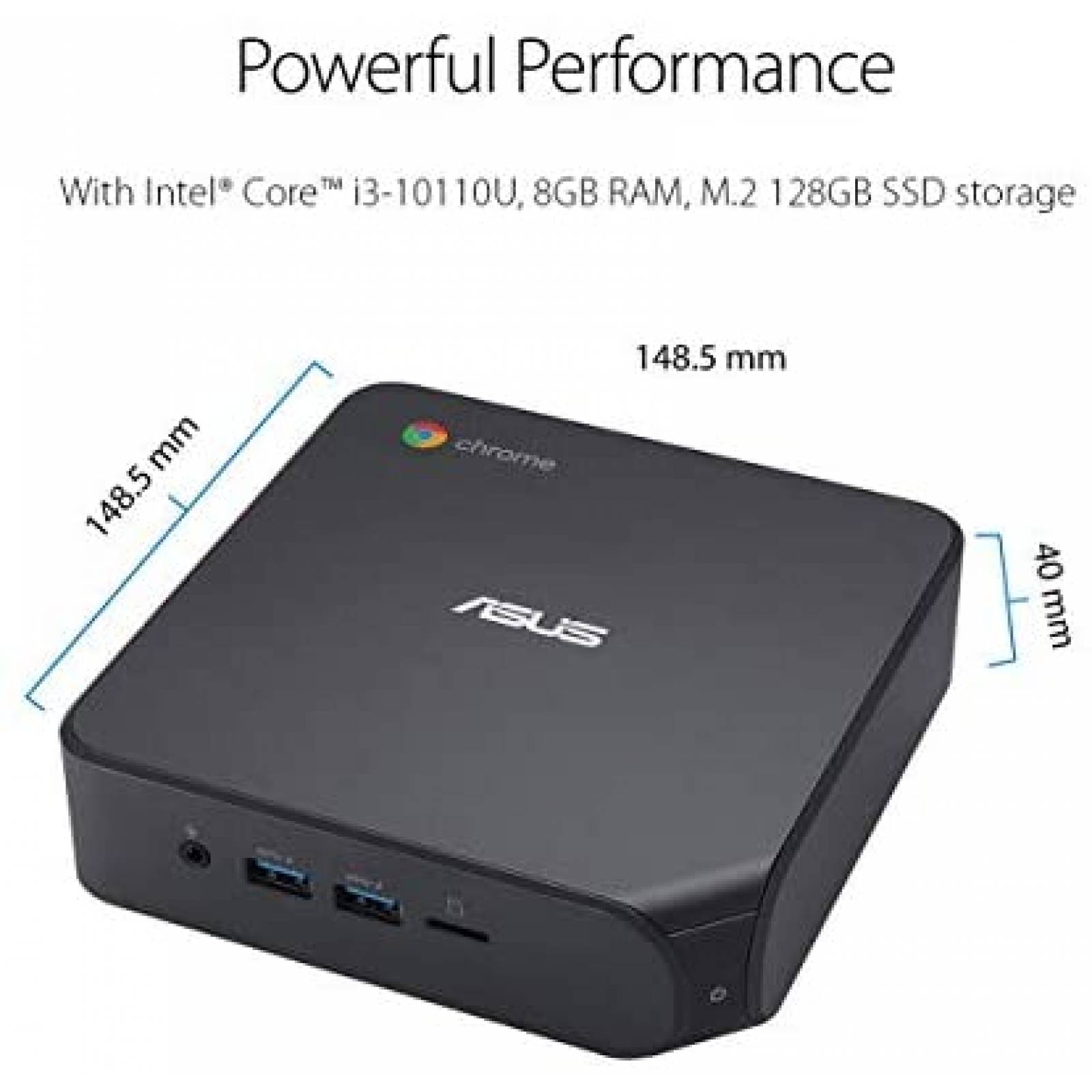 Mini ASUS CHROMEBOX4-G7068UN i7 16GB 256GB Chrome OS -Negro