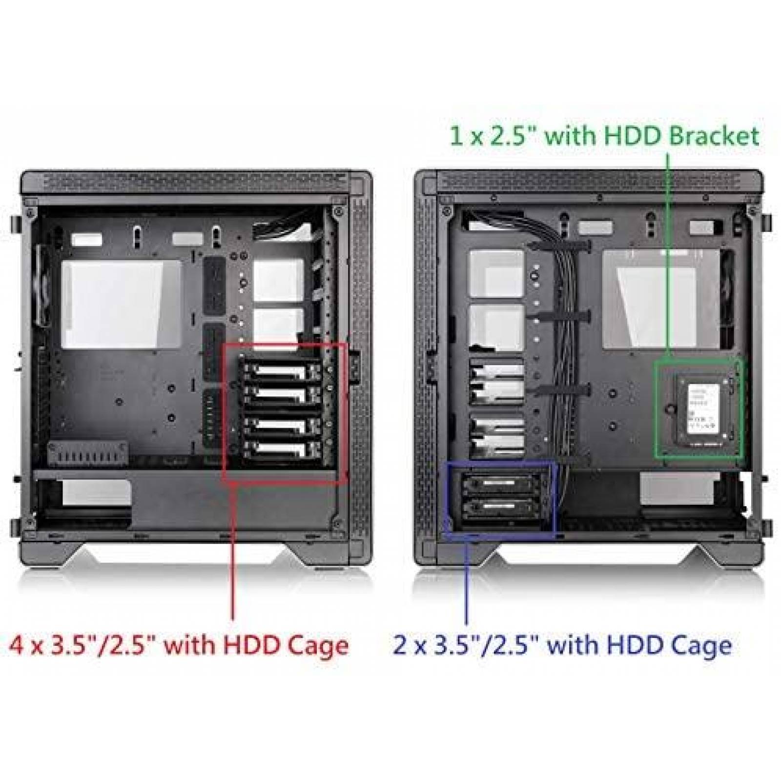 Torre de PC Thermaltake A500 Hecho de Aluminio -Negro