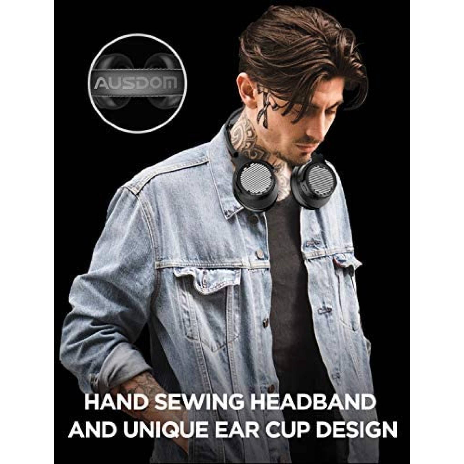 Audifonos AUSDOM BASS ONE Inalambricos Cancelacion de Ruido