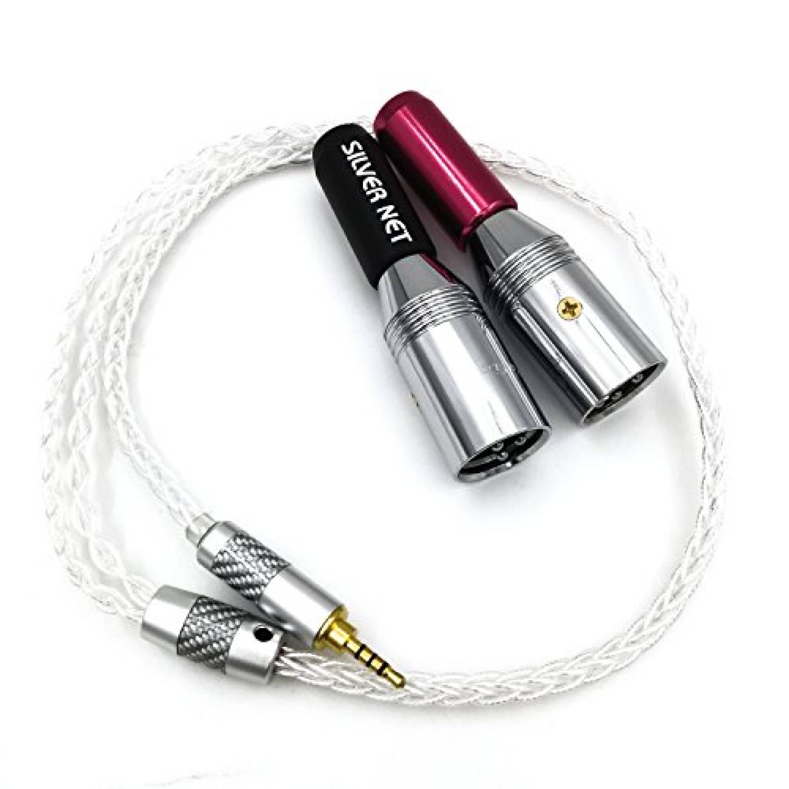 Cable NewFantasia Adaptador Audio TRRS Macho a 2 XLR Macho