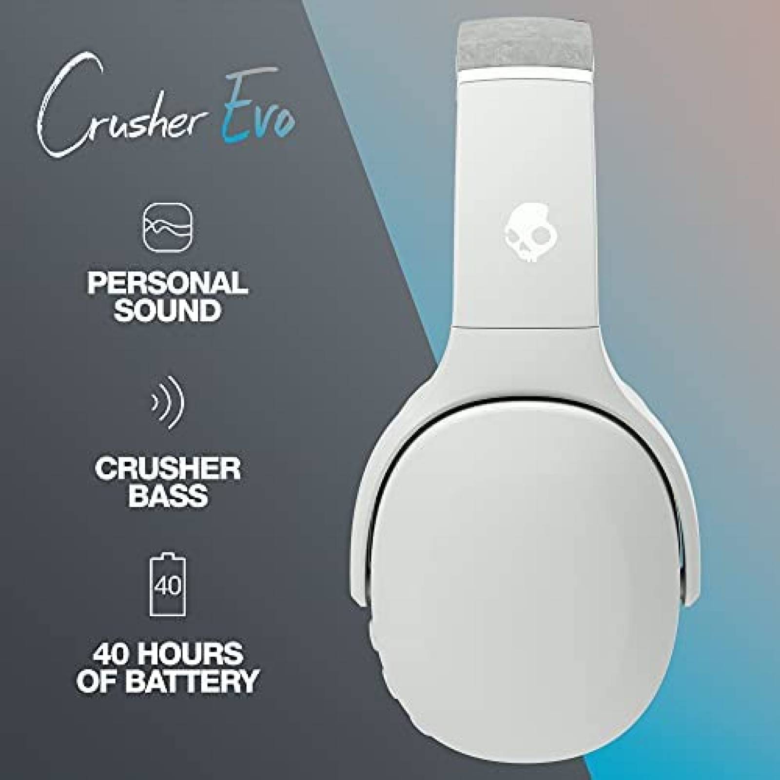 Audifonos Skullcandy Crusher Evo Cancelacion de Ruido