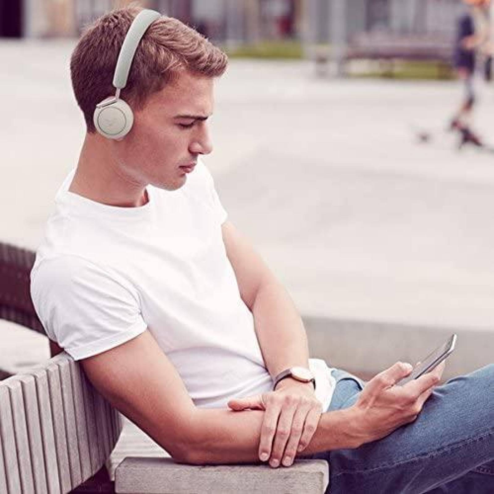 Audifonos Libratone Diadema Inalambrica Bluetooth -Blanco