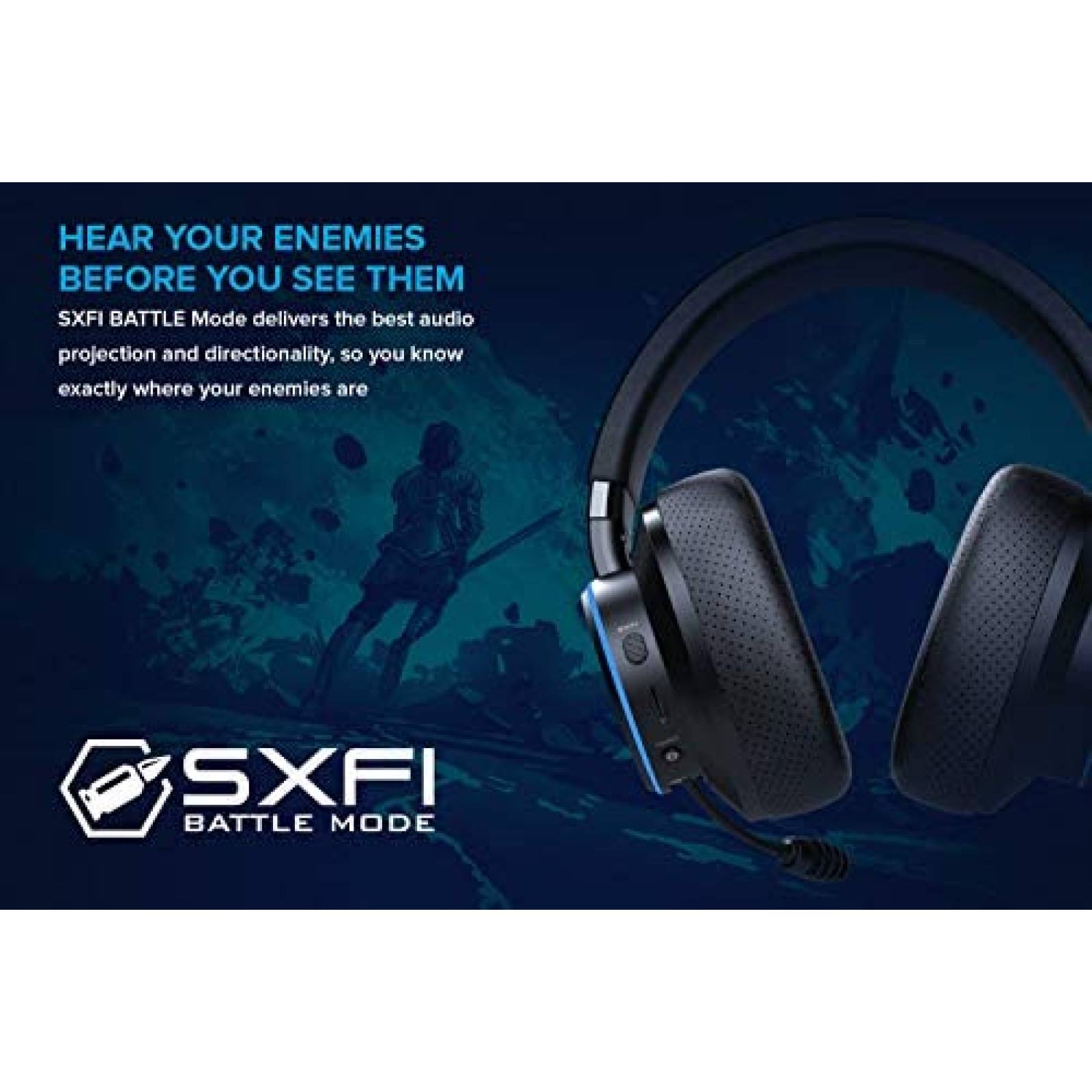 Set Audifonos c/Microfono Creative SXFI AIR USB-C Bluetooth