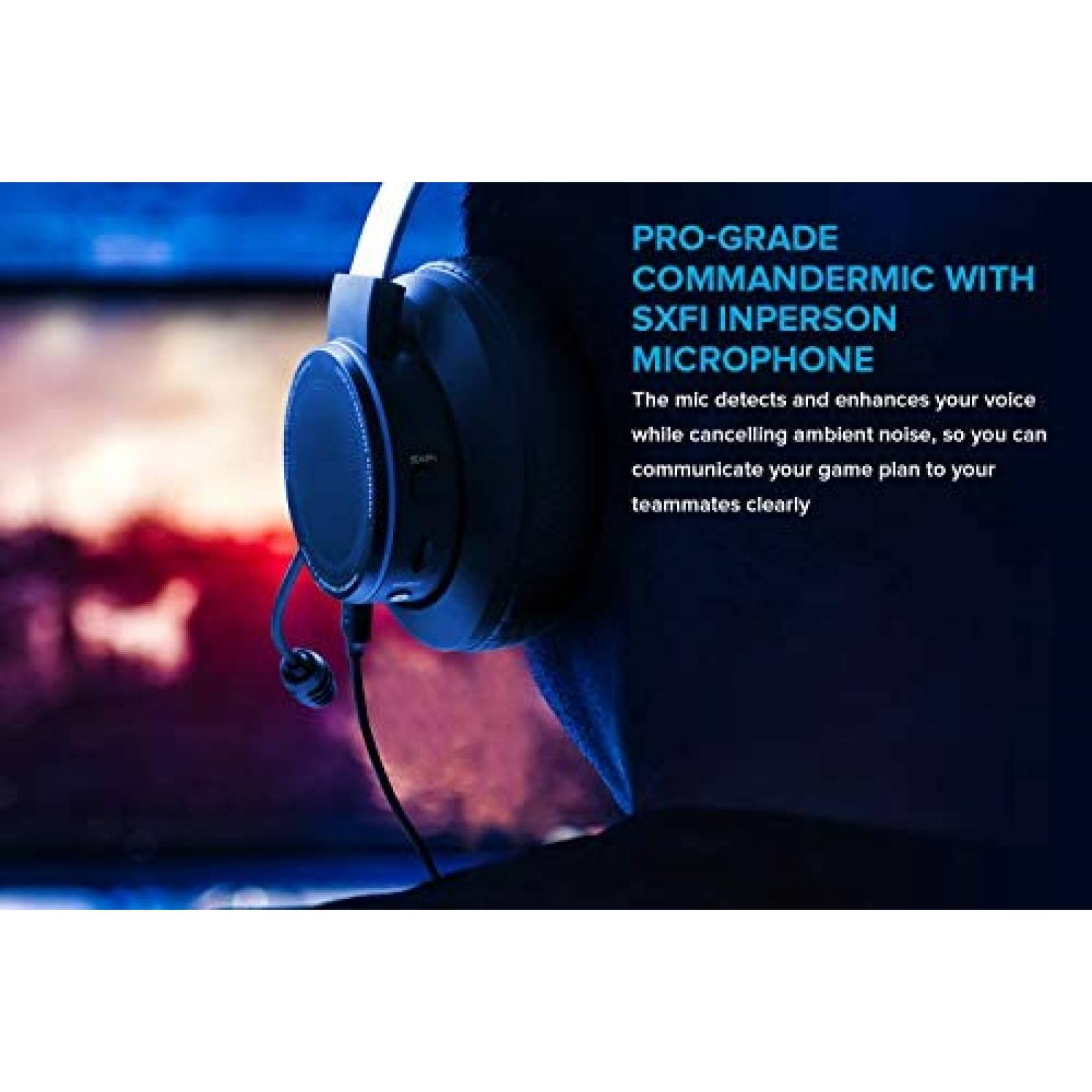 Set Audifonos c/Microfono Creative SXFI AIR USB-C Bluetooth