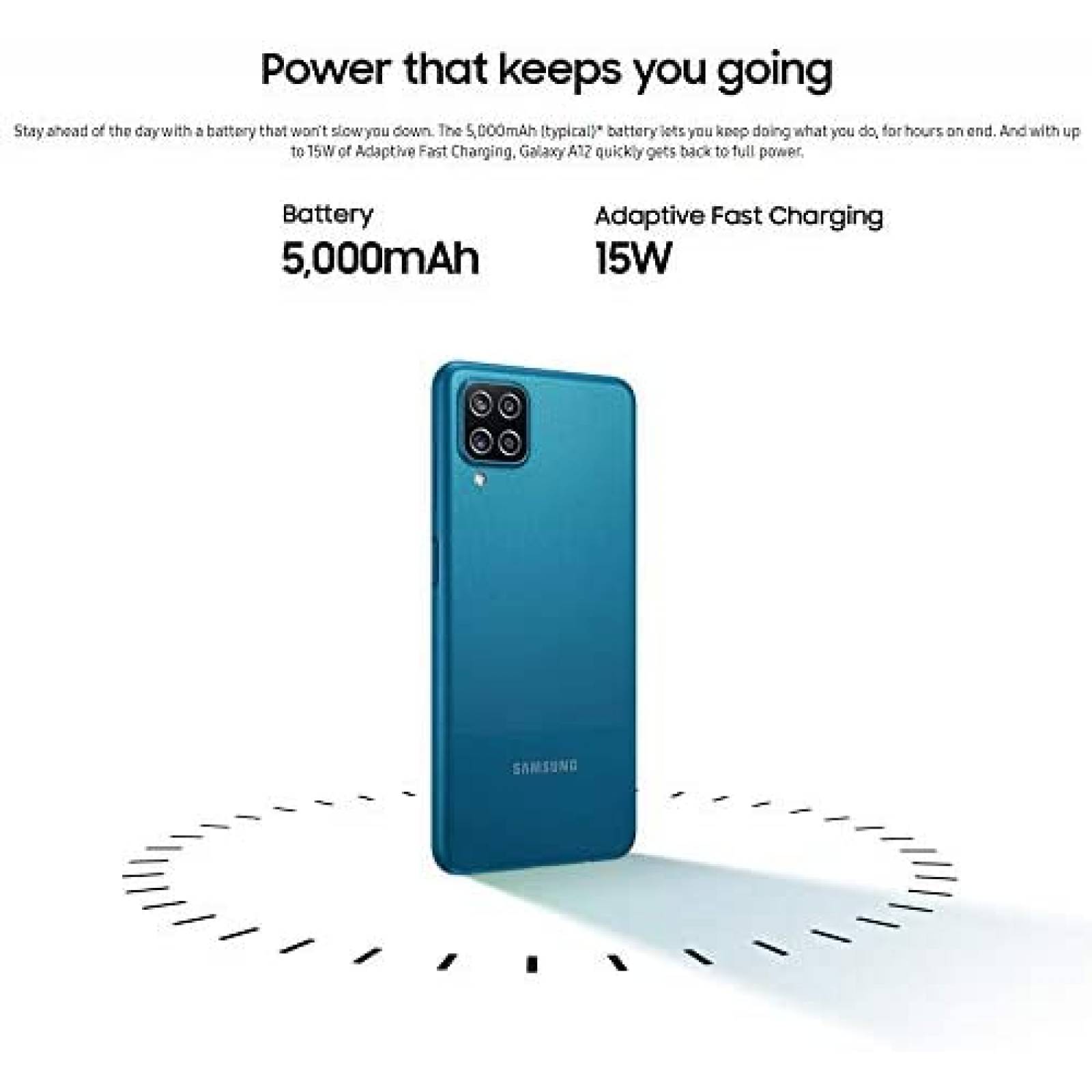 Celular Samsung Galaxy A12 6.5" 64GB RAM 4GB -Azul