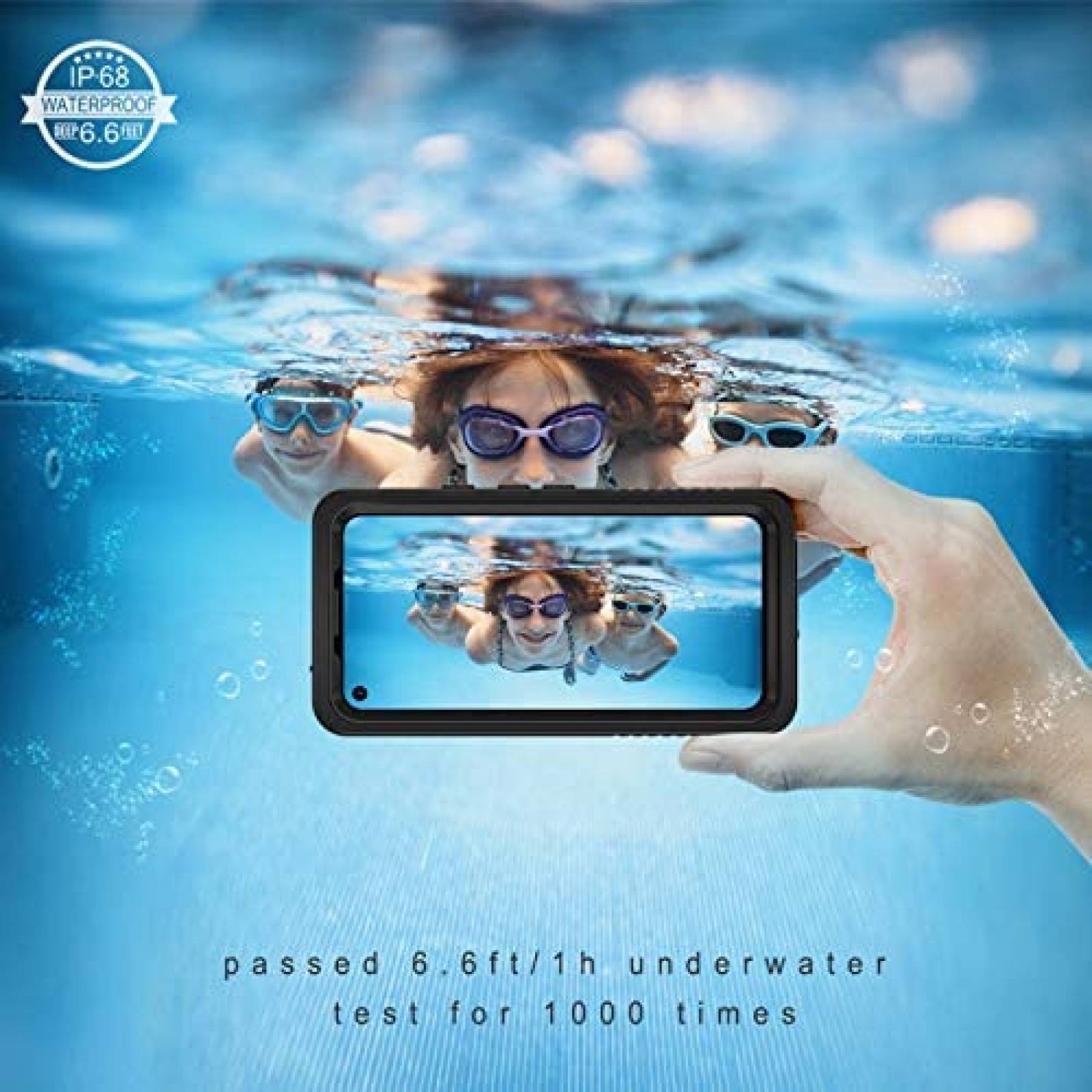 Funda Rigida Lanhiem para Google Pixel 5 IP68 -Negro
