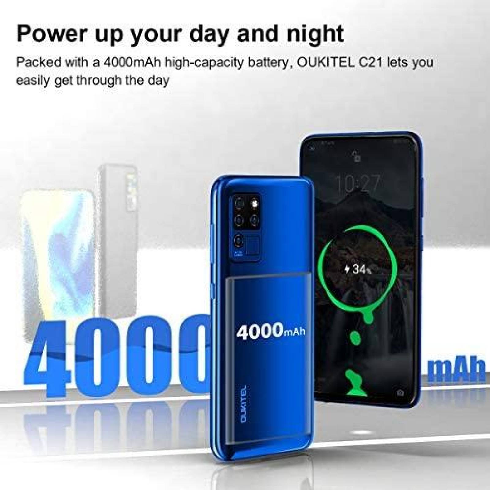 Celular OUKITEL C12 6.4" 4GB 64GB desbloqueado -Negro