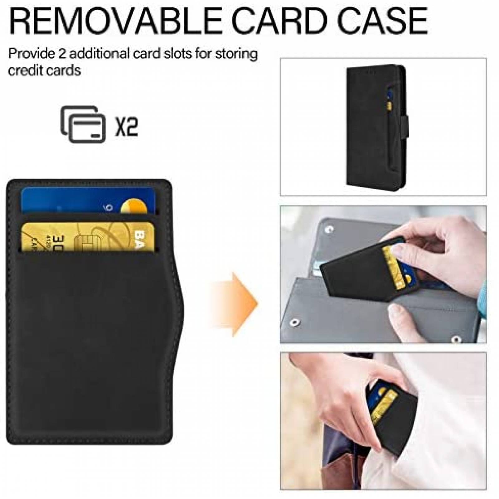 Funda FYY para Motorola Moto G Stylus de 6.8" tipo cartera