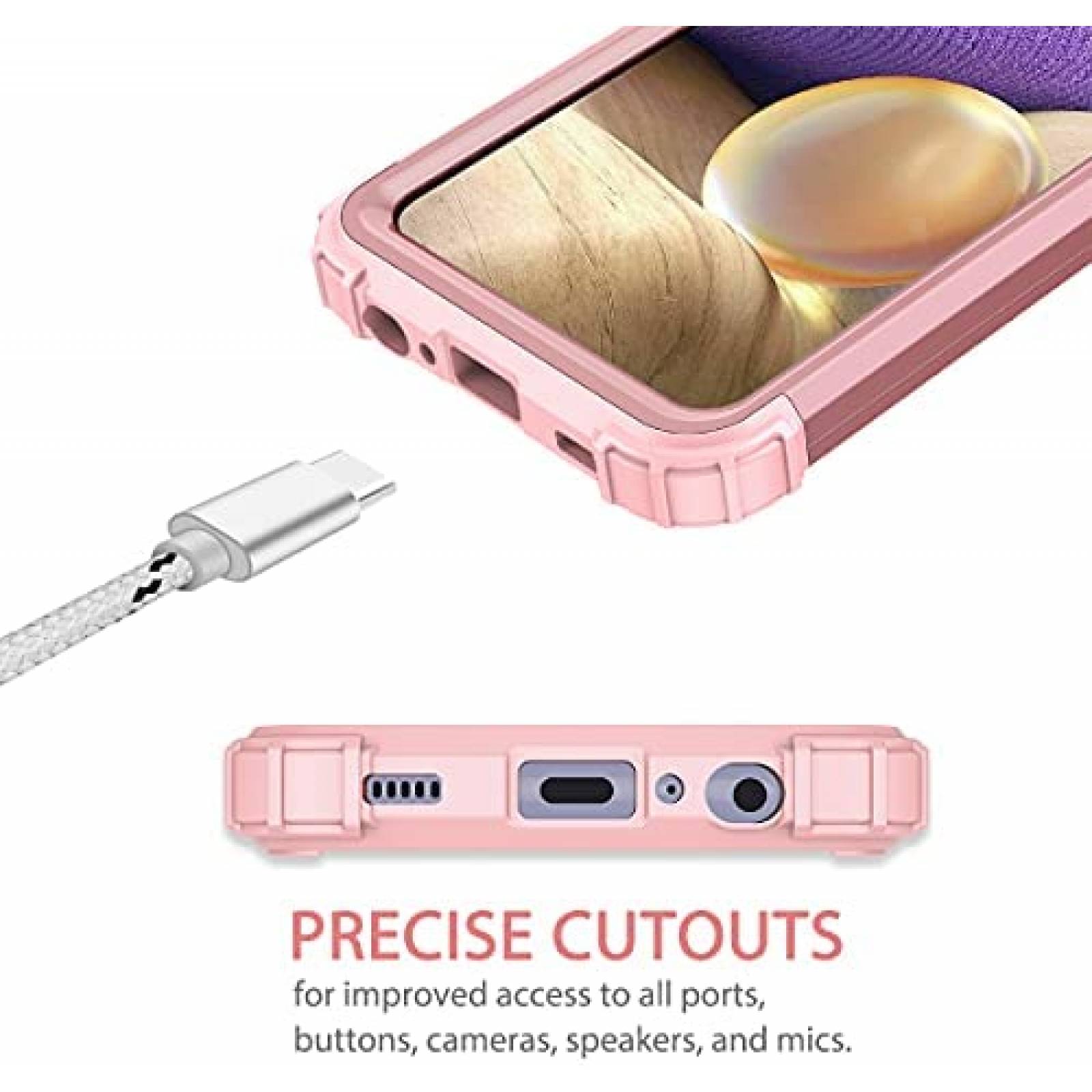 Funda p/Celular Lontect PA0036-01 Samsung Galaxy A32 -Rosa