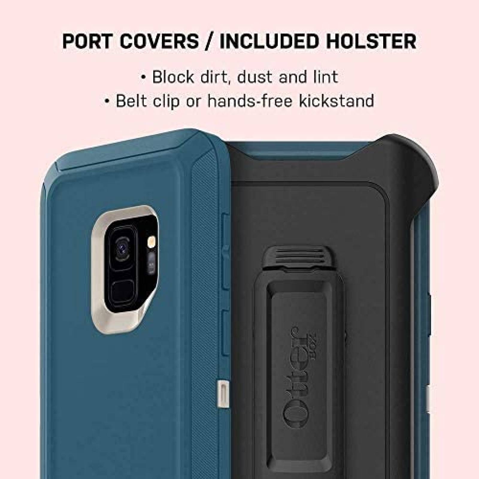 Funda OtterBox Defender para Samsung Galaxy S9 -Negro