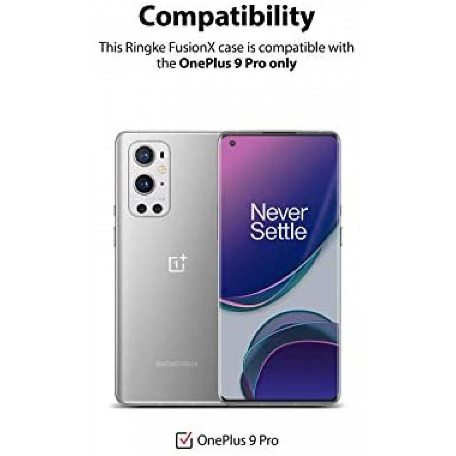 Funda Ringke Fusion-X para OnePlus 9 Pro 5G resistente