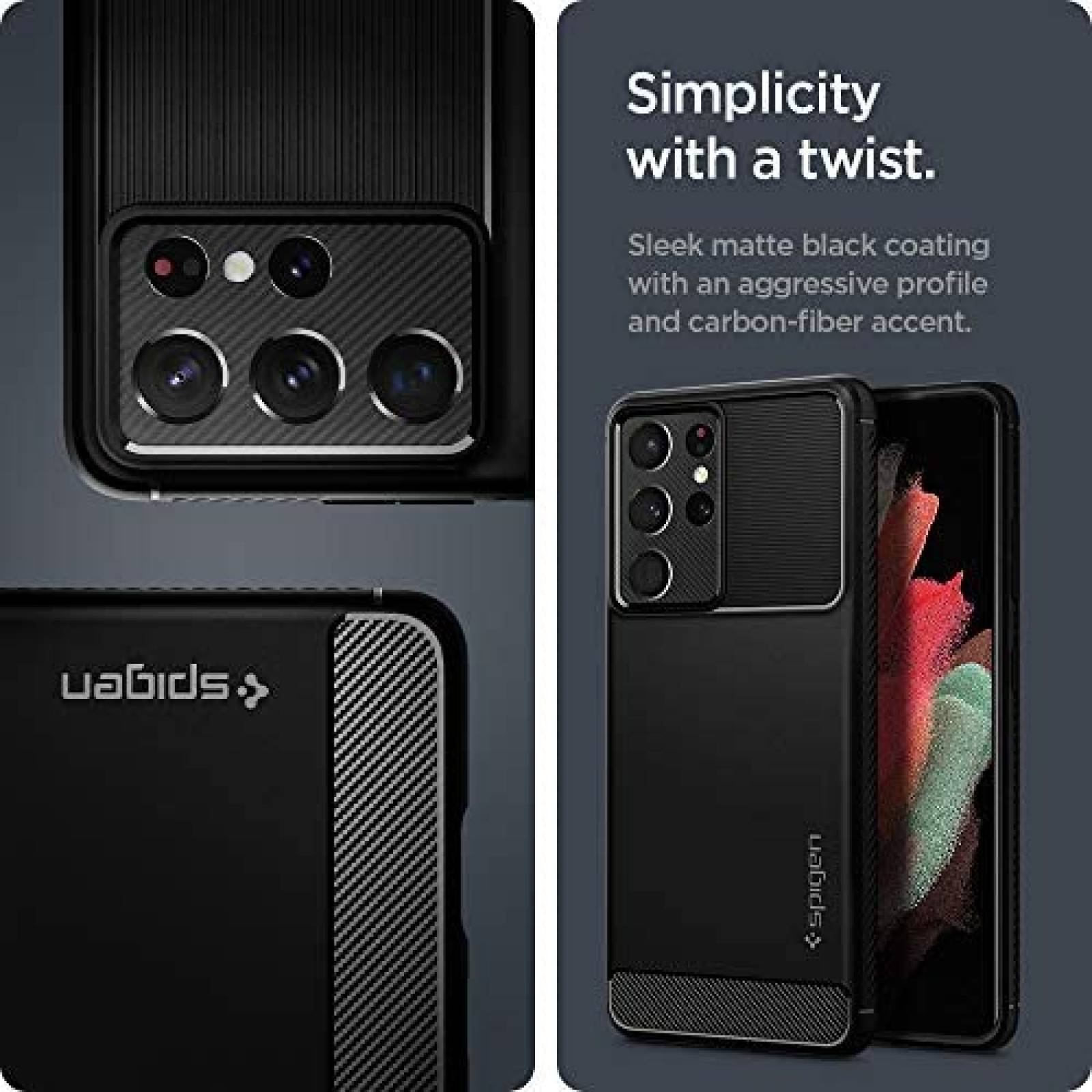 Funda Rigida Spigen para Galaxy S21 Ultra de 6.8'' -Rigida