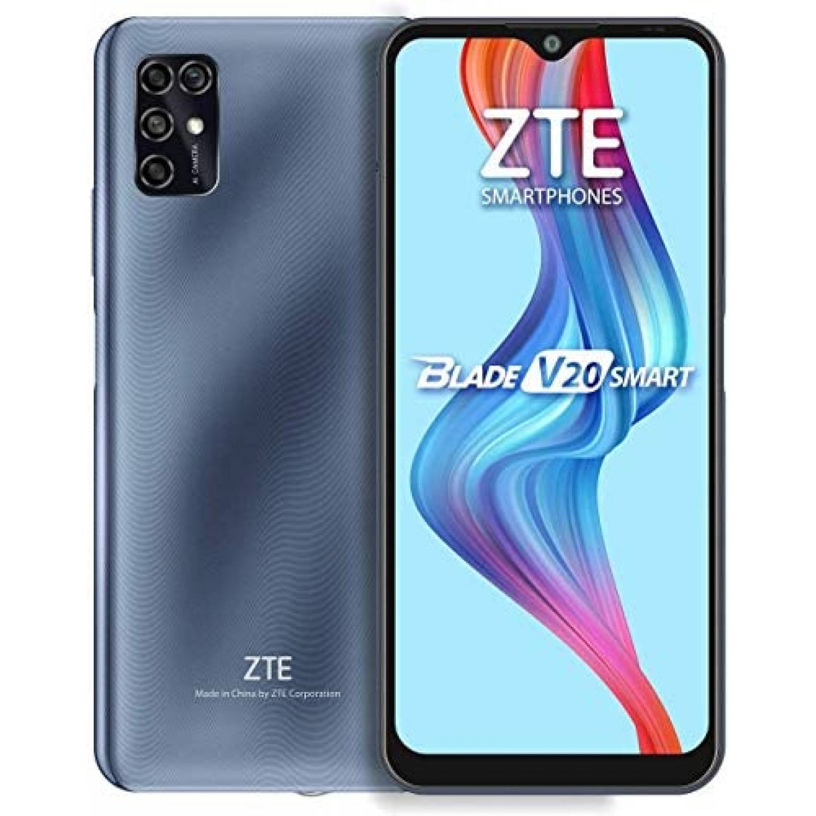 Smartphone ZTE Blade V20 6.82" 4GB 128GB 16mp -Gris