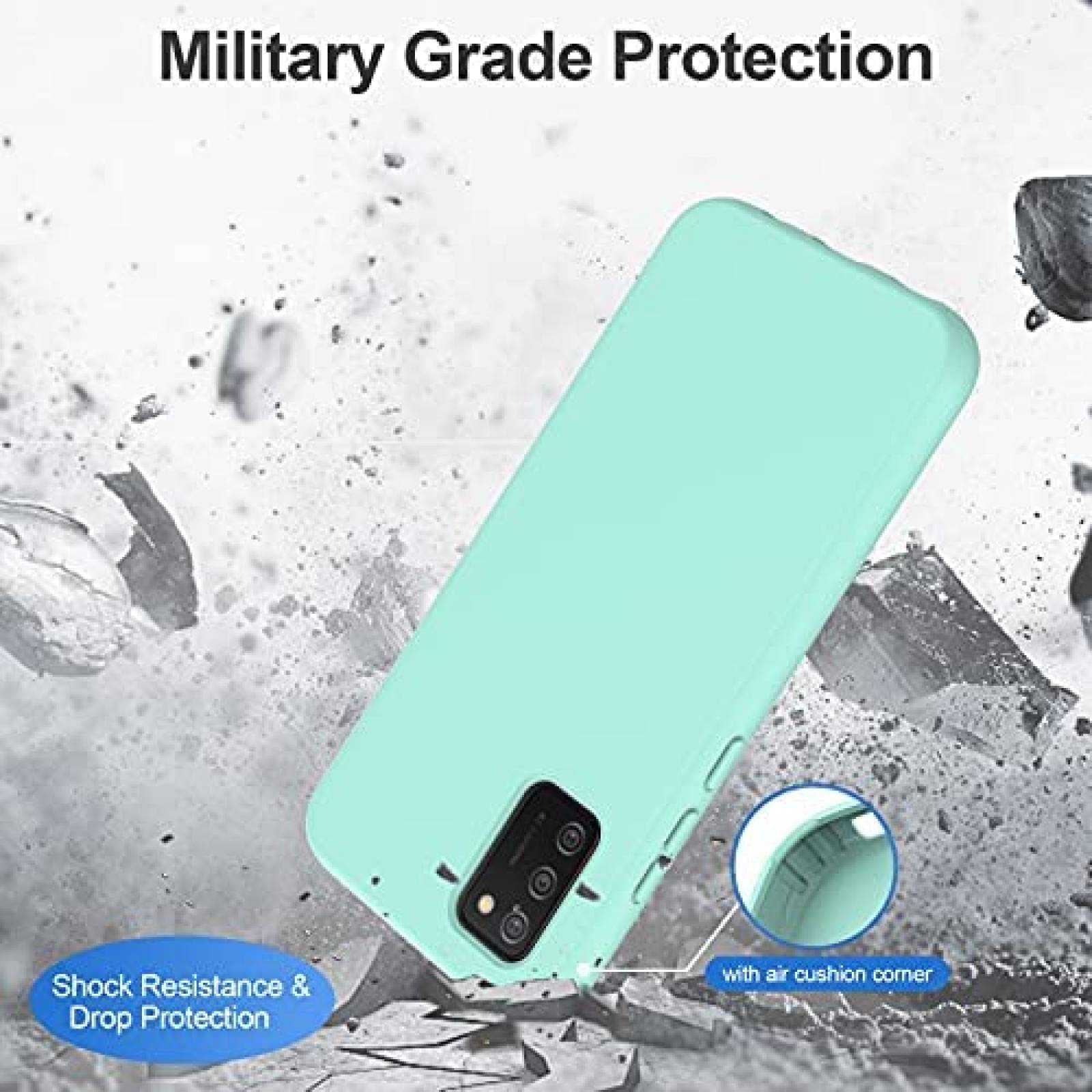 Funda para Celular Marca Generica Galaxy A02s 6.5" -Menta
