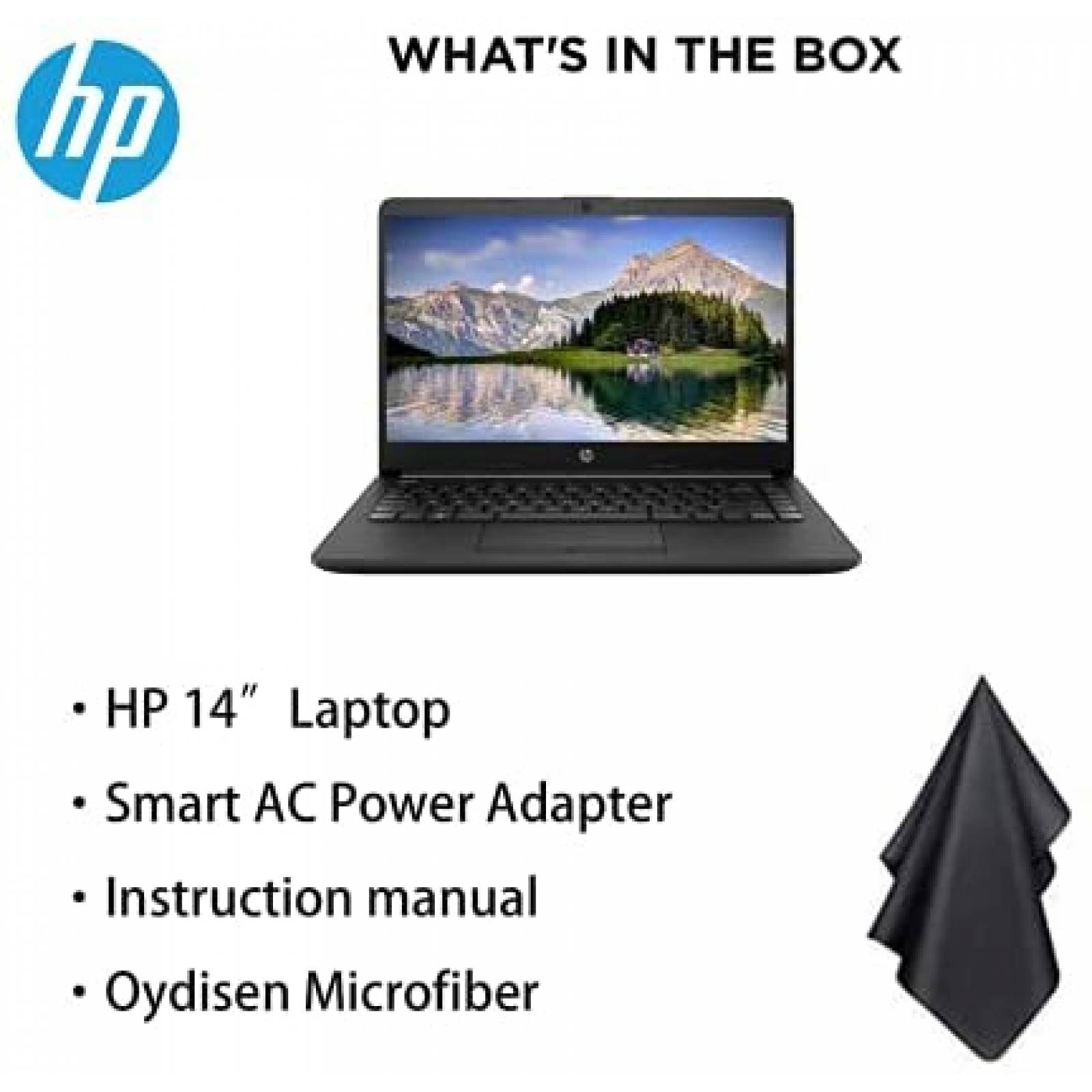 Laptop HP 14" 16GB 1TB Ryzen 3 pantalla tactil -Negro