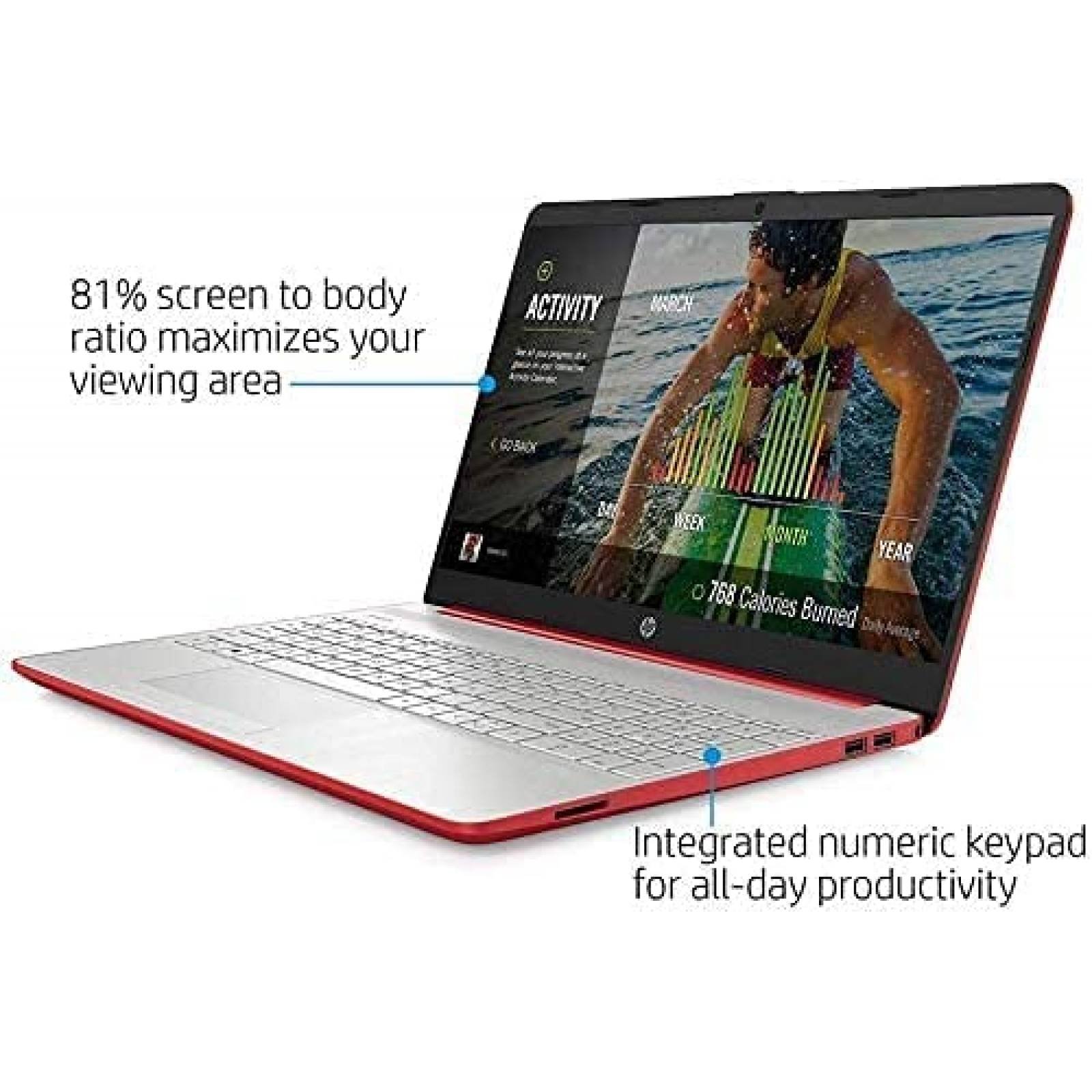 Laptop HP Pavilion 15.6" Intel Pentium Gold 4GB 128GB Win