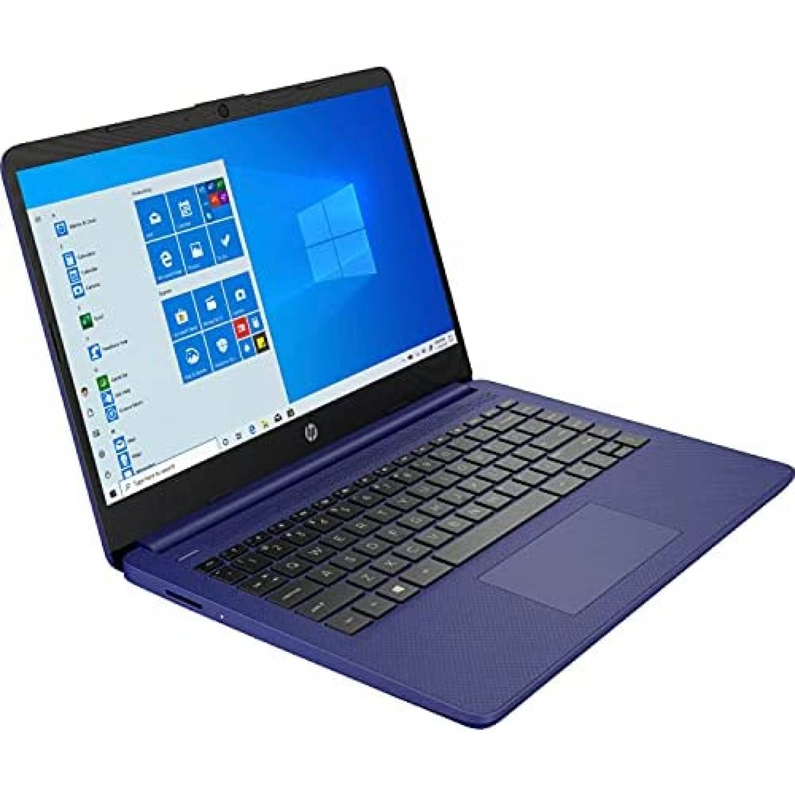 Laptop HP 14" Intel Dual-Core 8GB 64GB Windows 10 - Azul
