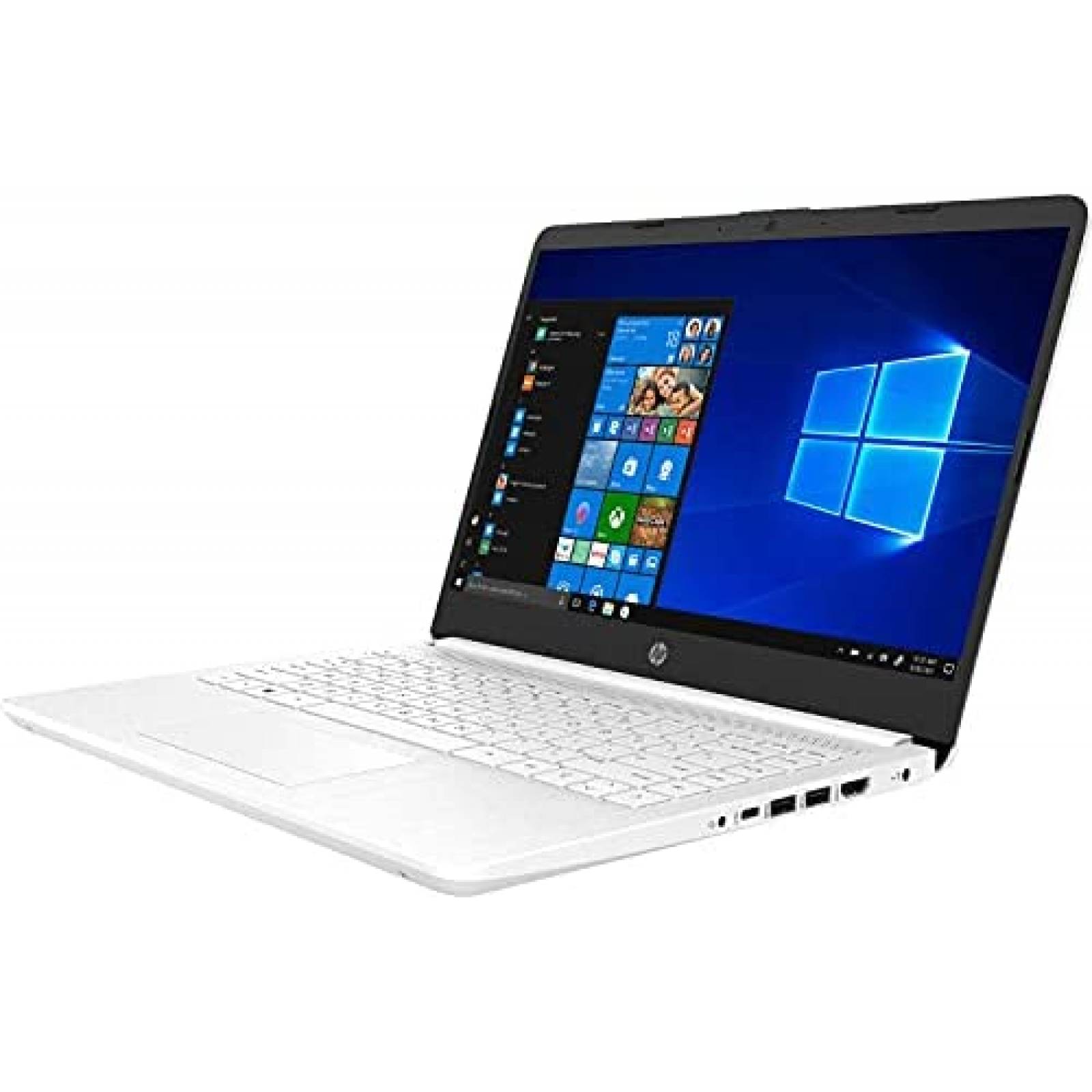 Laptop HP 14" Intel Dual-Core 8GB 64GB Windows 10 - Blanco