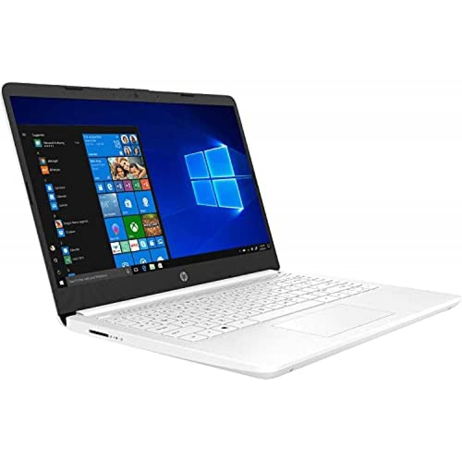 Laptop HP 14" Intel Dual-Core 8GB 64GB Windows 10 - Blanco