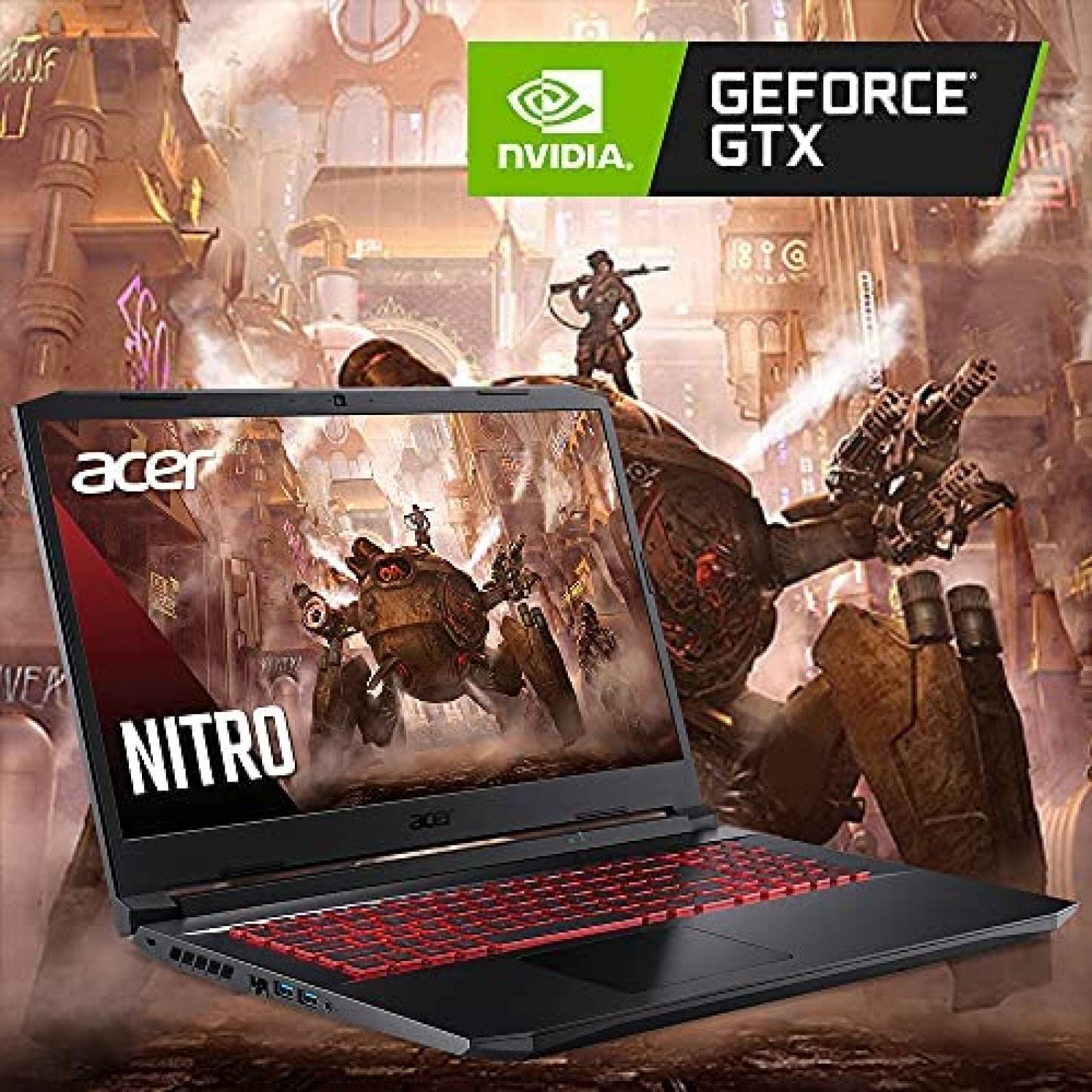 Laptop Acer Nitro 5 AN517-41-R7EY 17.3'' 8GB GTX 1650 WiFi 6