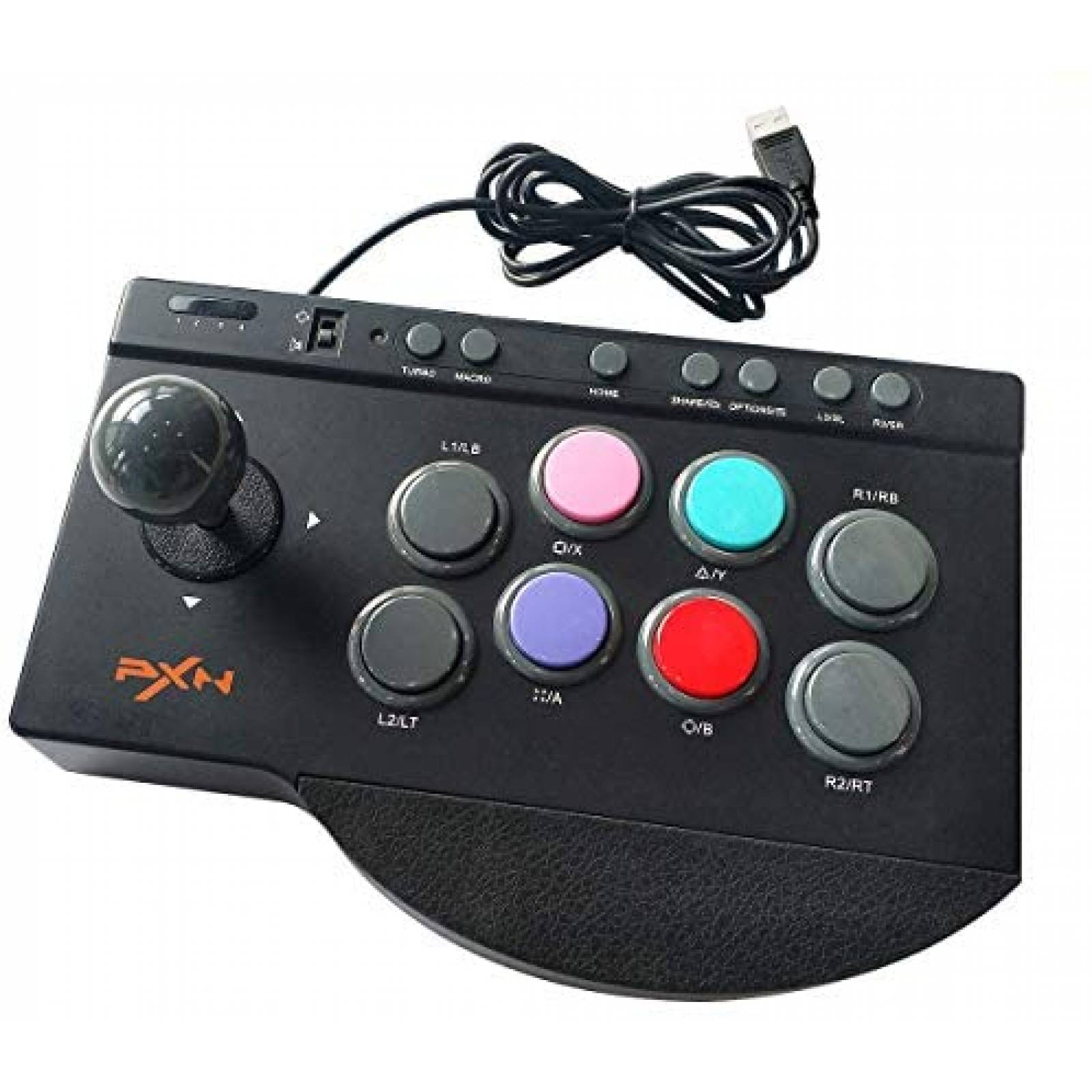 Arcade Fight Stick PXN 82 8Bitdo con funciones Turbo -Negro