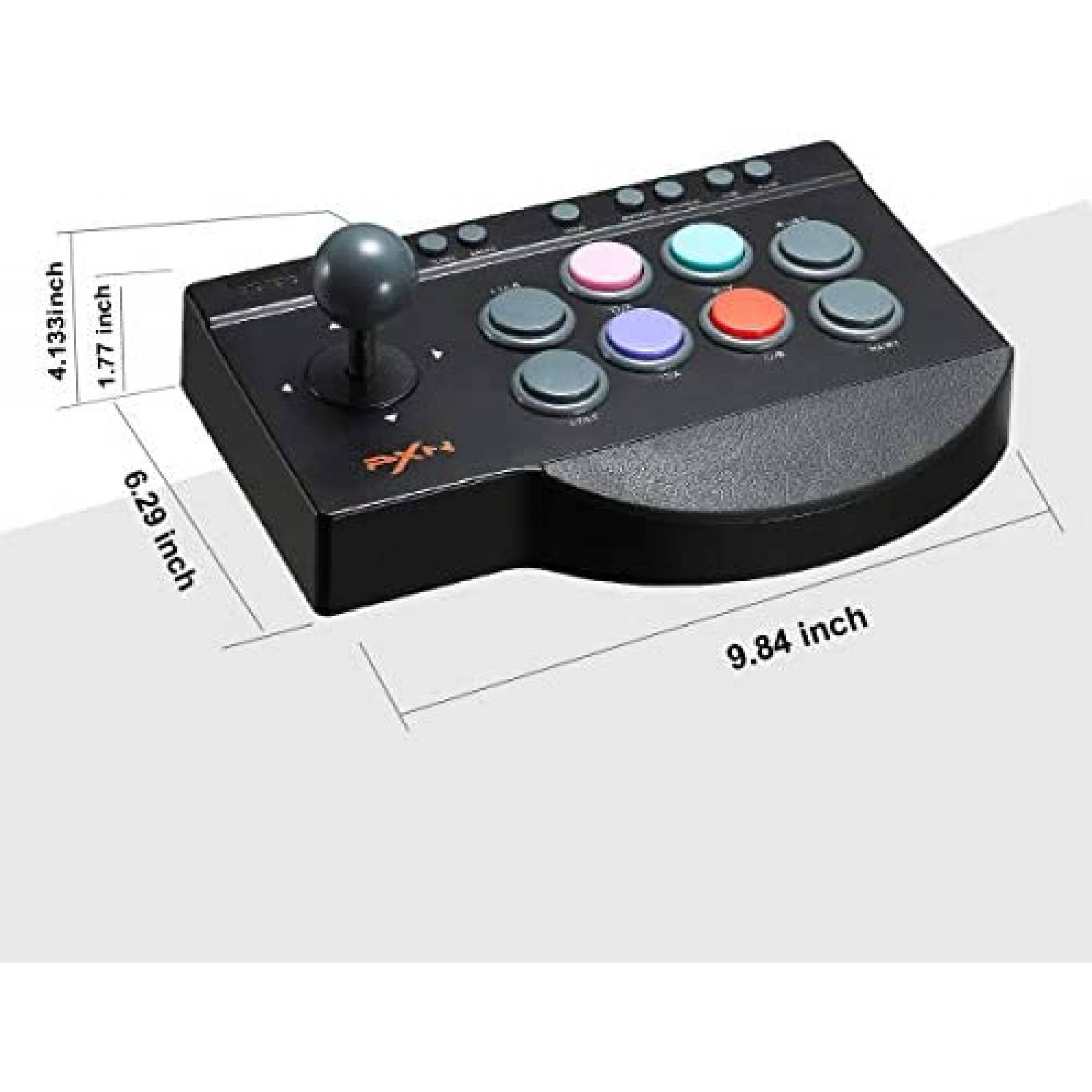 Arcade Fight Stick PXN 82 8Bitdo con funciones Turbo -Negro
